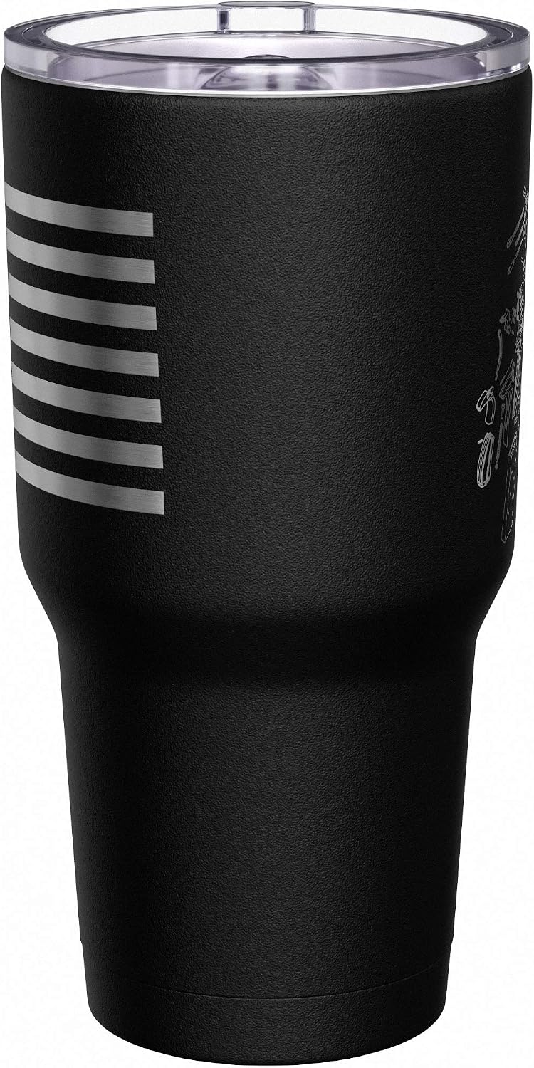 We The People Holsters - 1776 Betsy Ross Flag - Betsy Ross Mug - American Flag Coffee Travel Mug - American Flag Tumbler - Double Insulated Tumbler - 30 oz