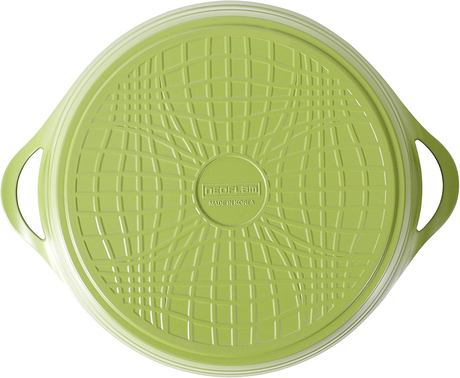 Neoflam Eela 2.5 QT Ceramic Nonstick Low Stockpot with Steam Releasing Lid in Olive Green
