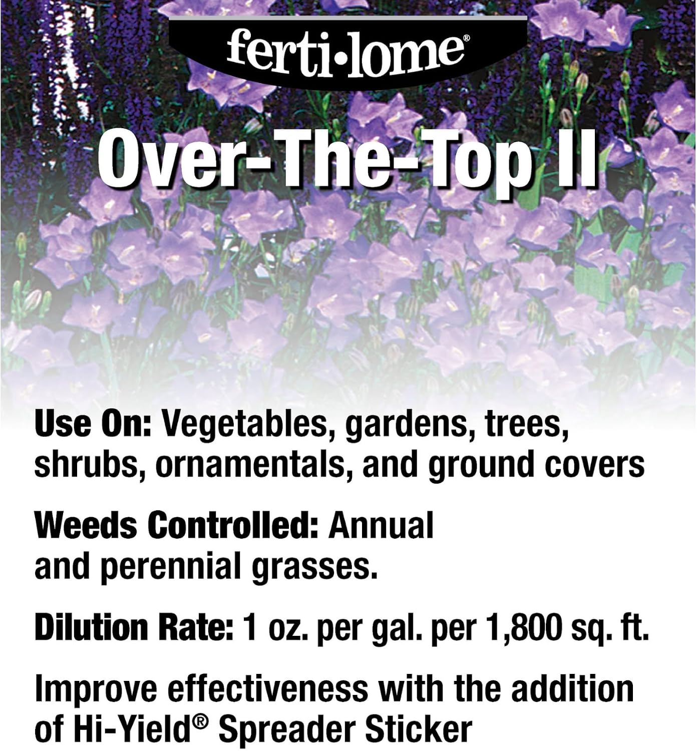 Fertilome 8 Oz Over The Top Grass Killer - 10434 | Fluazifop-p-butyl selective formula - Post-emergent control of annual & perennial grasses
