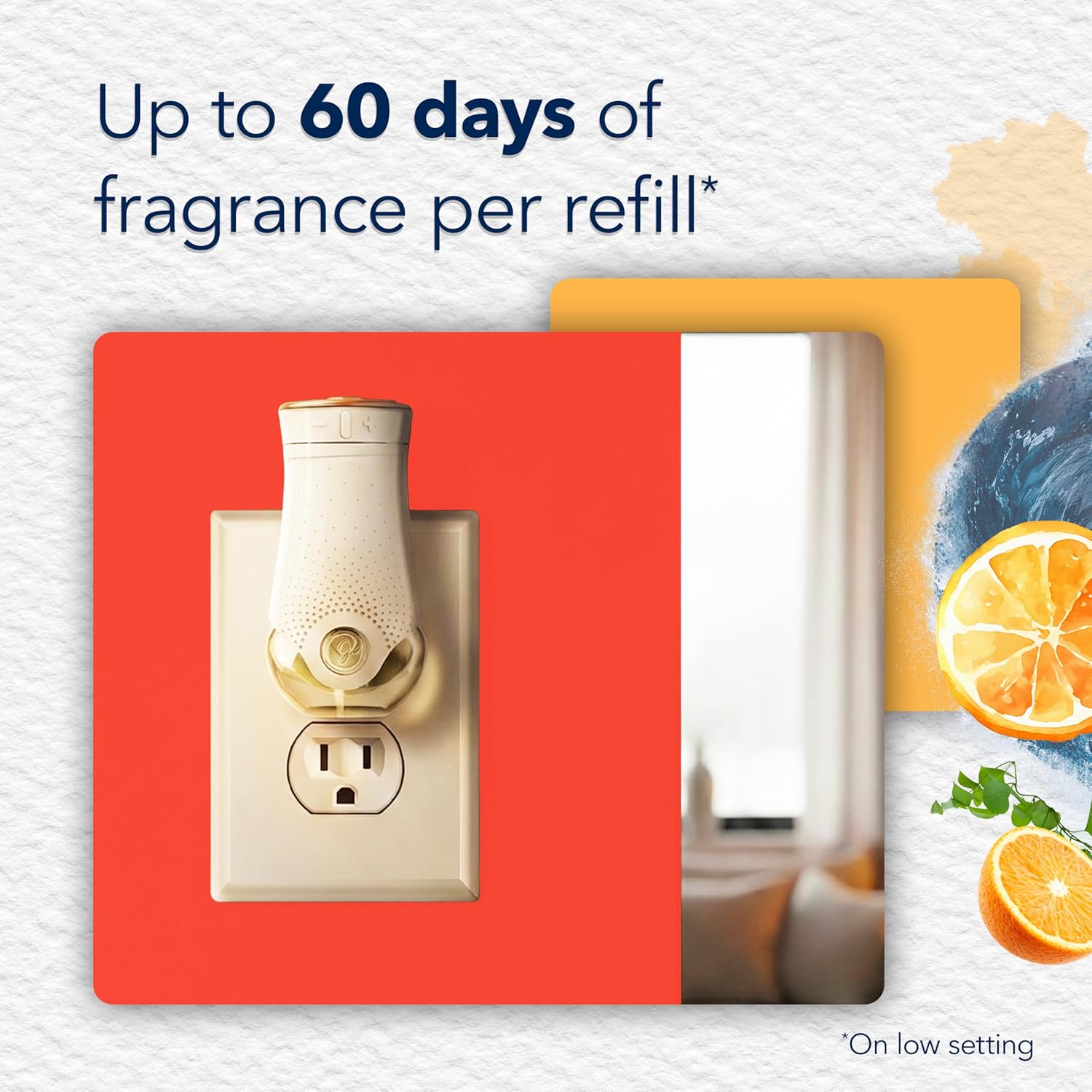 Glade PlugIns Refills Air Freshener, Scented and Essential Oils for Home and Bathroom, Tranquil Lavender & Aloe, 1.34 Fl Oz, 2 Count