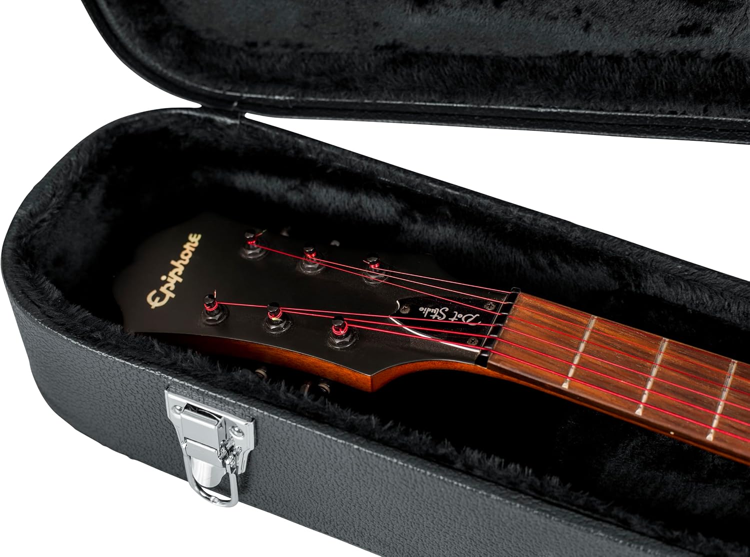 Gator Cases Hard-Shell Wood Case for Semi-Hollow Guitars, Fits Gibson 335 (GWE-335)