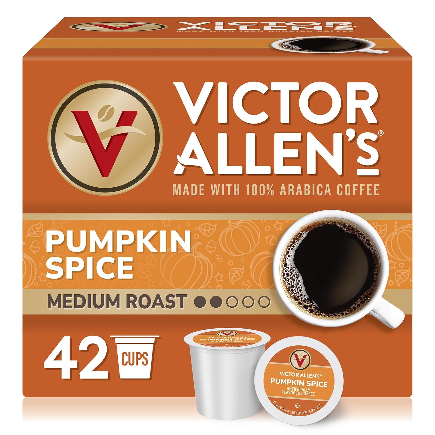 Victor Allen's Coffee Hazelnut Flavored, Medium Roast, 1 Pack - 12 Count, Single Serve Coffee Pods for Keurig K-Cup Brewers