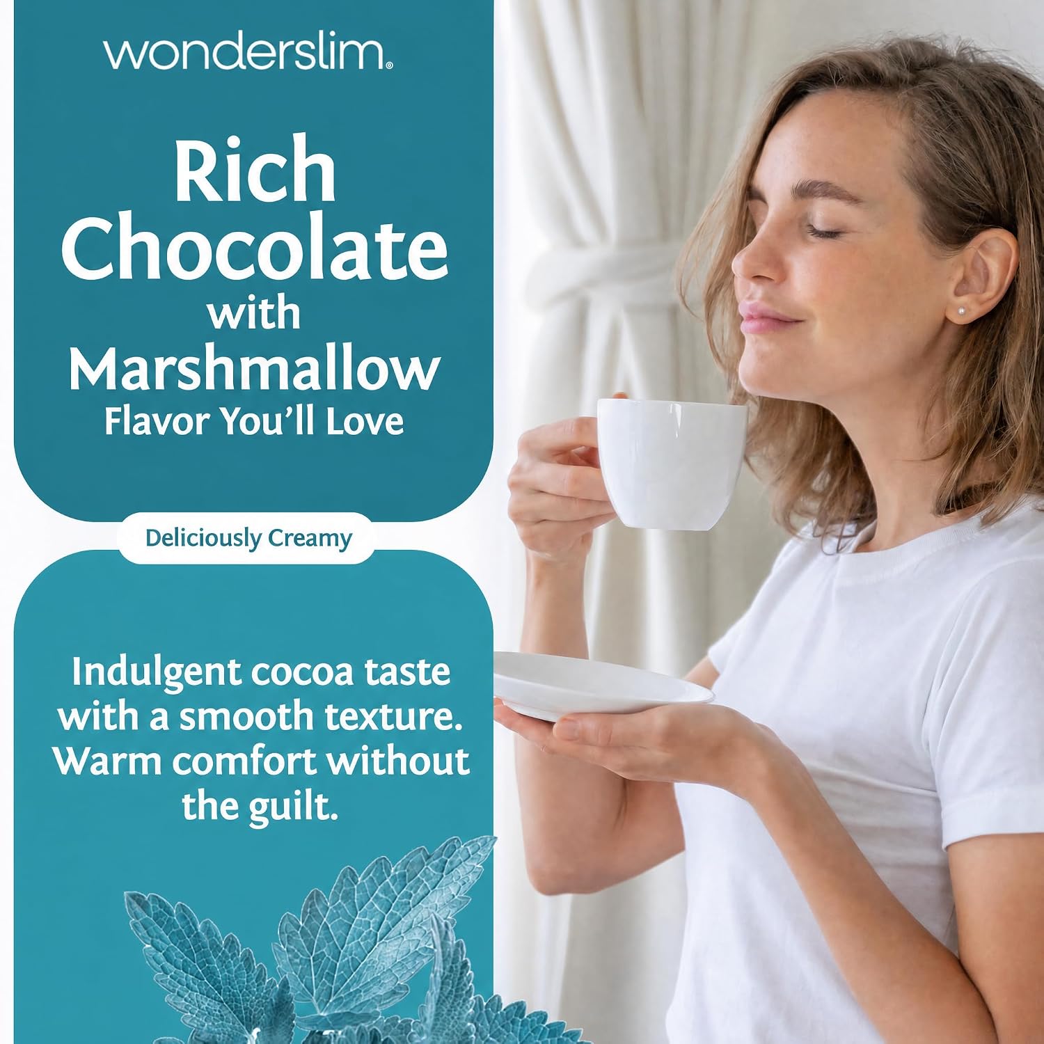Wonderslim Protein Coffee Drink Mix with Casein Protein – 7 ct (Cappuccino) | With Collagen, 12g Protein, 70 Calories, Low Sugar, 3g Net Carbs, Keto Friendly, Gluten Free, GLP-1 Friendly Coffee Drink Mix
