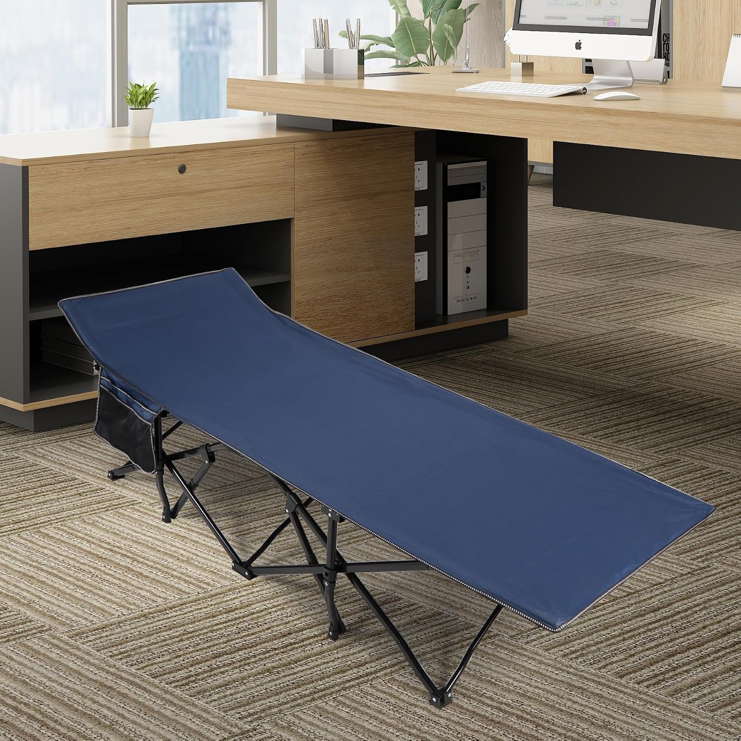 REDCAMP Oversized Camping Cots for Adults 500lbs, 33.5'' Extra Wide Tall Sleeping Cots Heavy Duty, XL Cots Portable for Outdoor Indoor Office