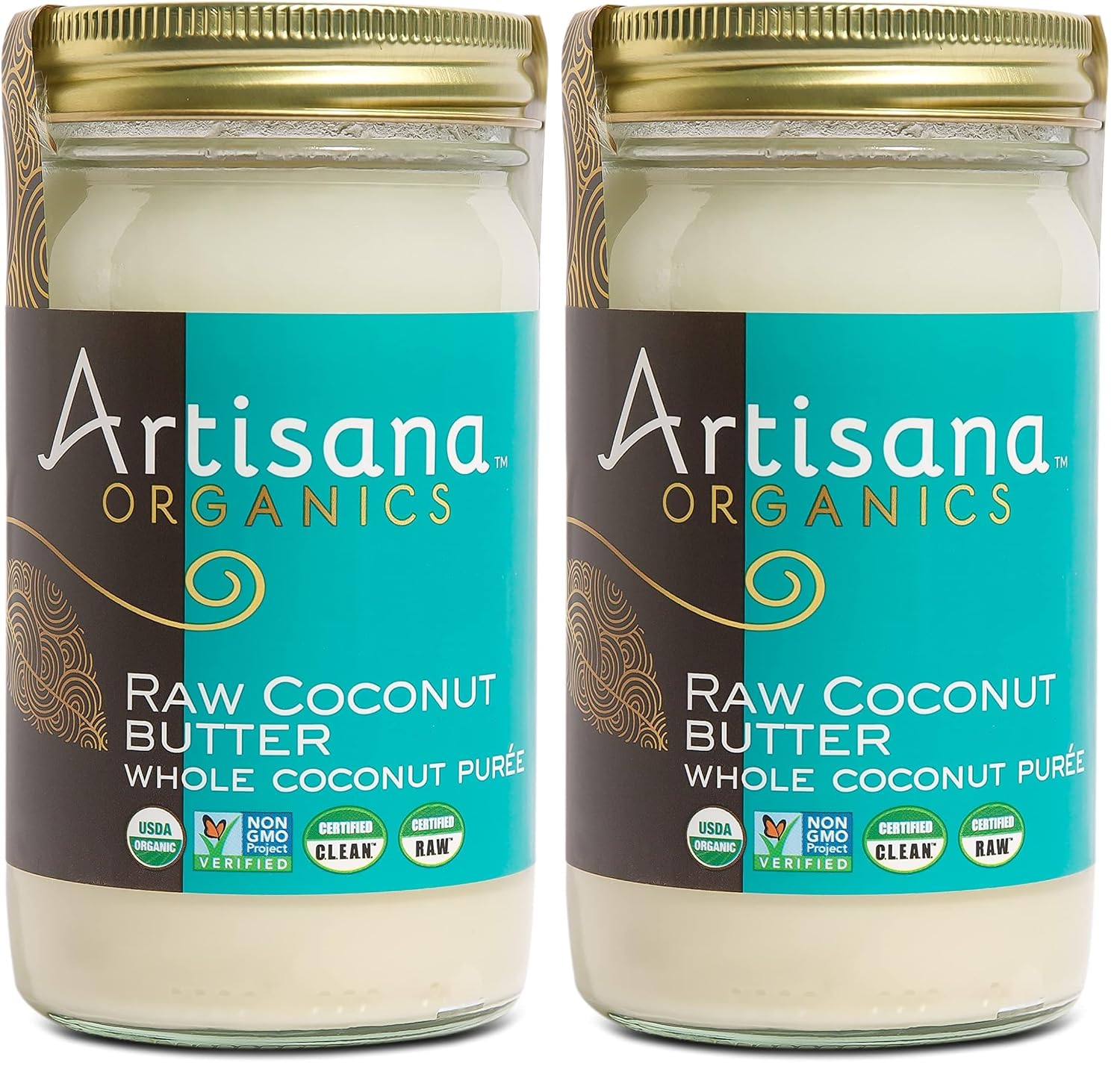 Artisana Organics Raw Coconut Butter, 14 oz | USDA Organic, Non-GMO, Gluten-Free & Keto, No Sugar Added, Paleo, Vegan, Creamy Spread to Boost Smoothies, Fruit Salads and Oatmeal.