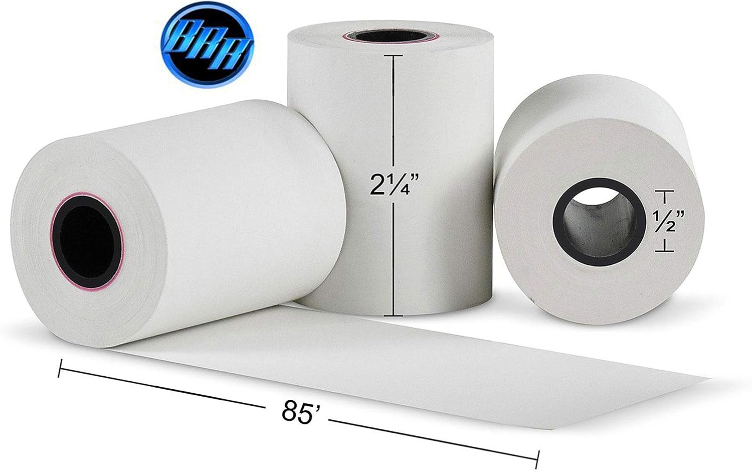 (50 Rolls) 3 1/8 x 230 Thermal Paper Receipt Rolls (55 GSM Premium Quality German Paper) Fits All POS Cash Registers BPA Free - BuyRegisterRolls
