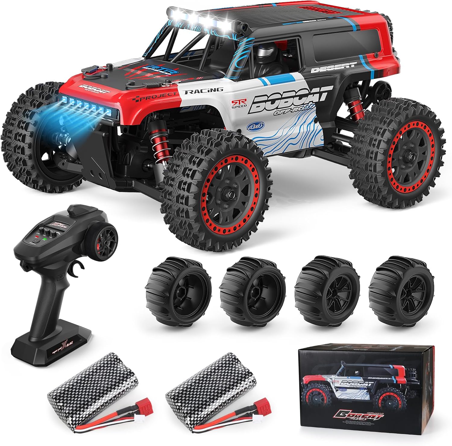 1/16 Brushless RC Car S912Pro, Electric 4WD High Speed RC Car, 2.4G Remote Control RC Truck