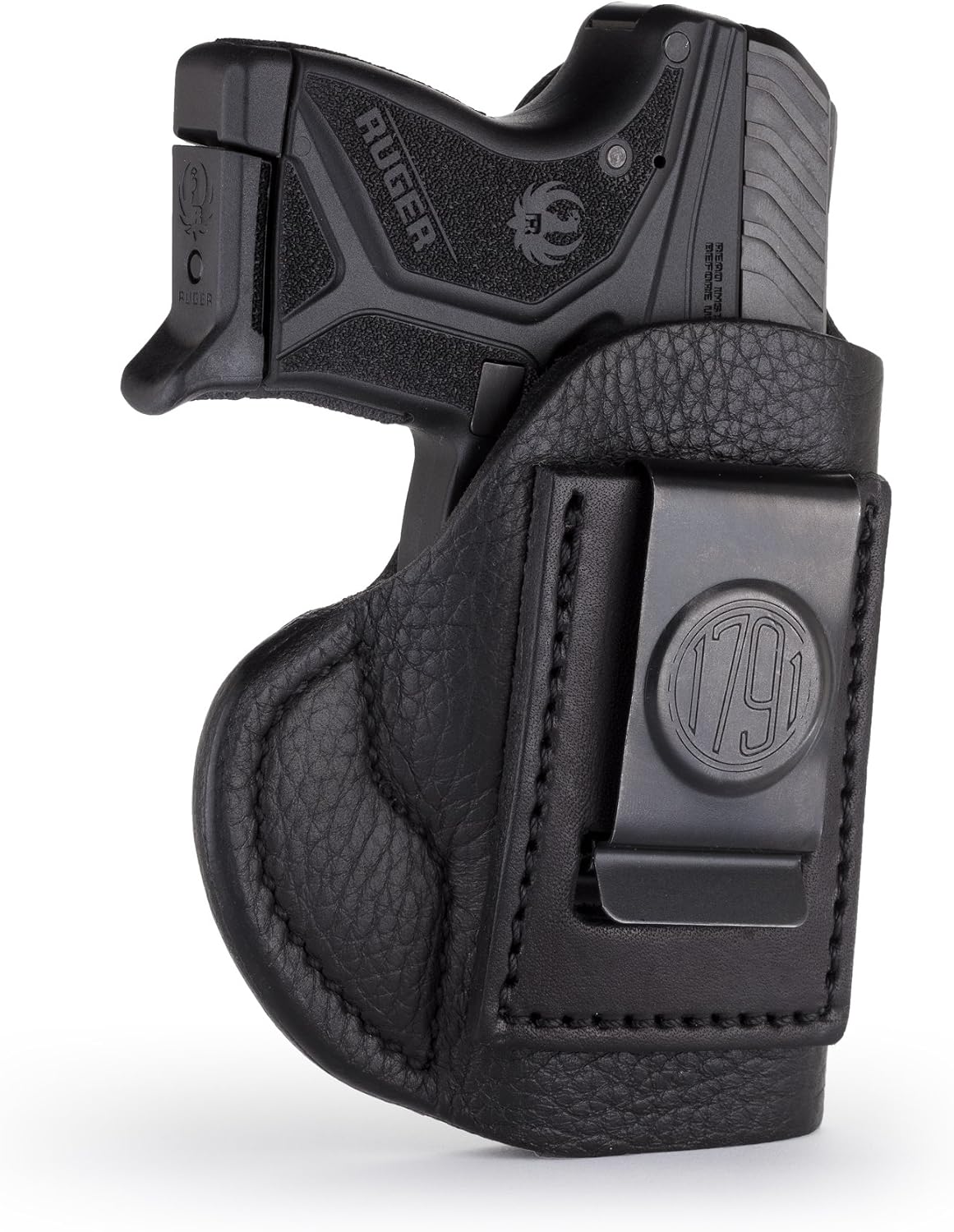 1791 GunLeather Ruger LCP & SR22 Premium Leather Holster - Super Soft & Comfortable IWB CCW Leather Gun Holster - Right Handed - Fits Ruger LCP, SR22, Walther PPK & Kahr CW380