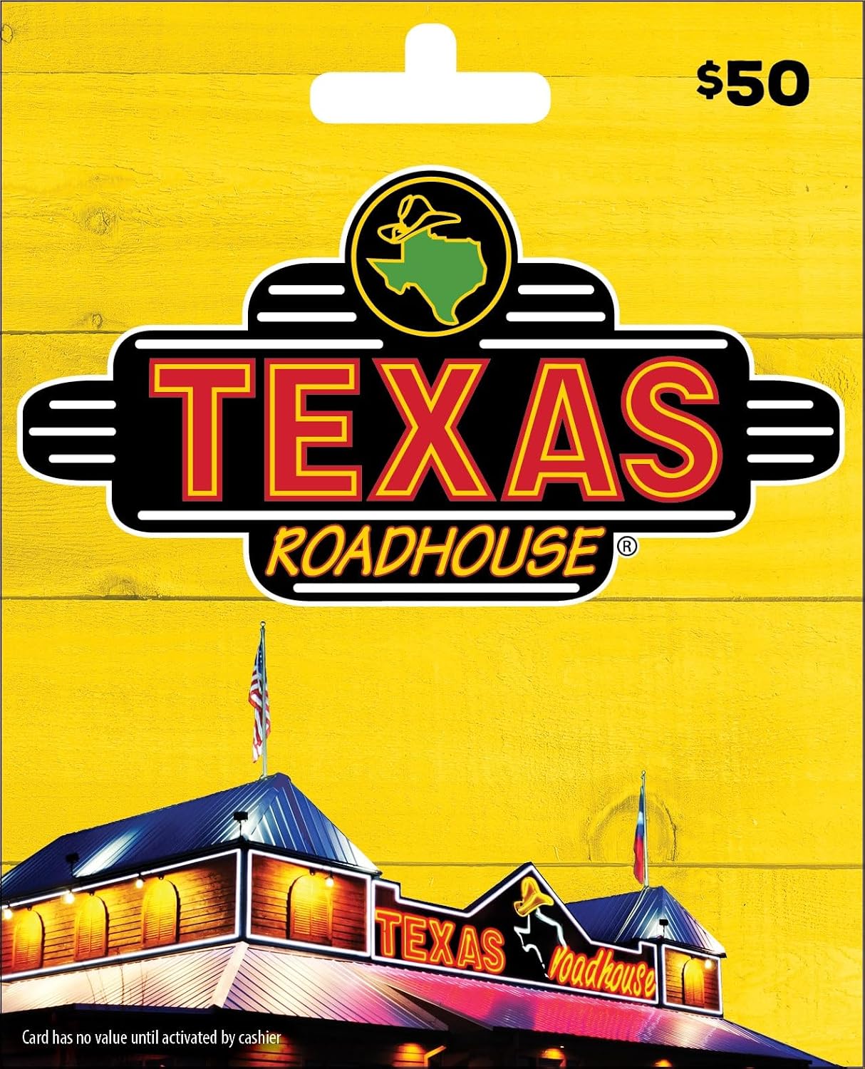 Texas Roadhouse Physical Gift Card - $50