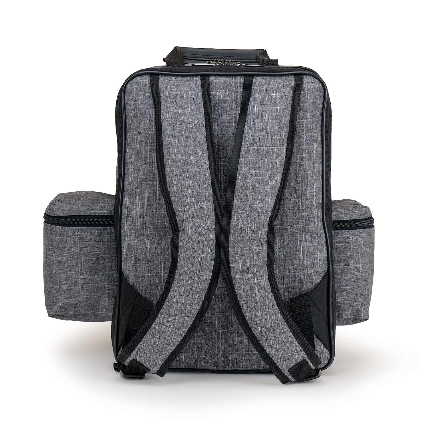 21st Century Plus Home Care Backpack: Waterproof 600D, Ergonomic Straps, Lockable Zippers - Laptop Sleeve & Mesh Pockets, 11.5"x9"x16", Navy