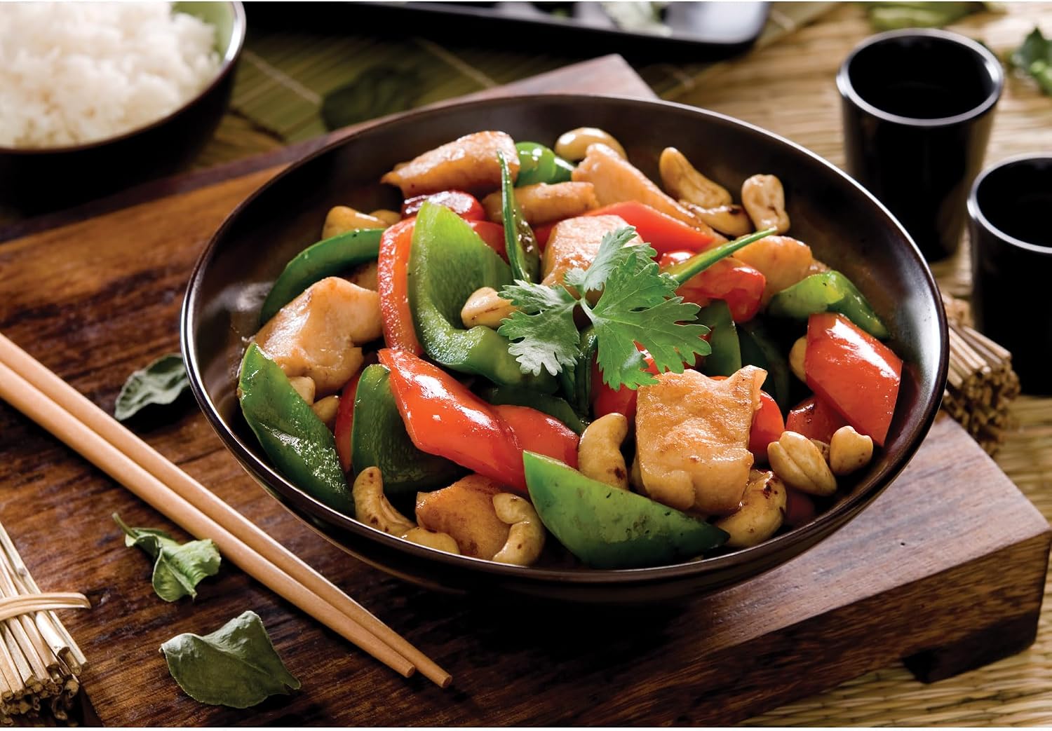 Helen's Asian Kitchen Xylan Non-Stick Wok, 12-Inch Flat Bottom Wok