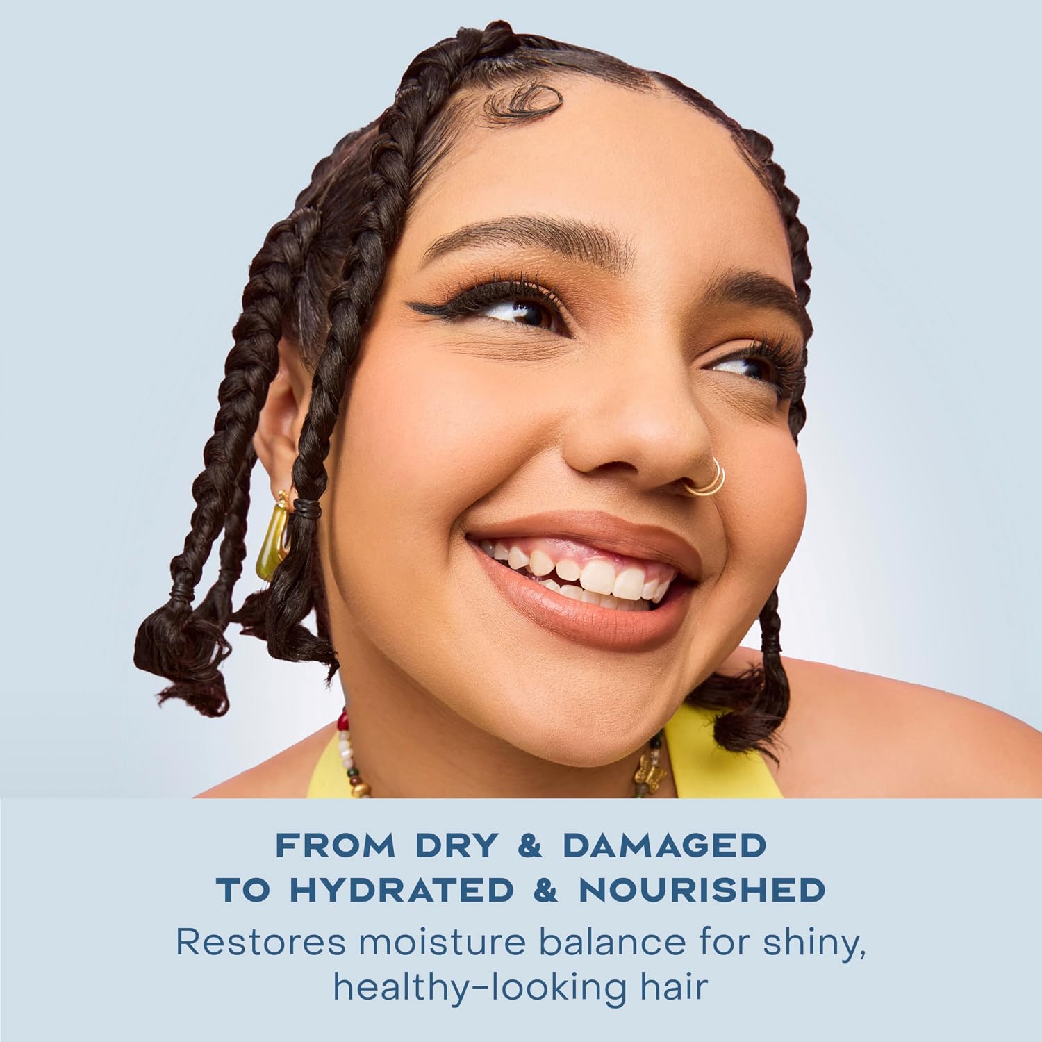 Shea Moisture Daily Hydration Shampoo Virgin Coconut Oil for All Hair Types Sulfate-Free 13 oz