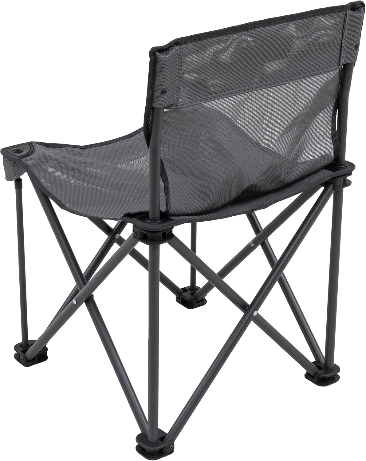 ALPS Mountaineering Adventure Folding Camping Chairs - Durable Mesh Fabric Over Powder Coated Aluminum with Simple Compact Design and Shoulder Carry