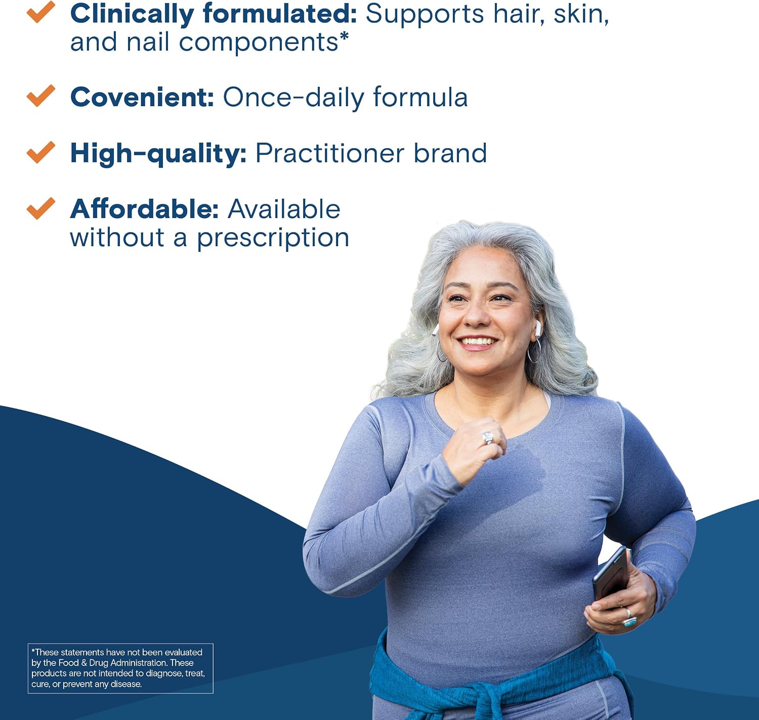 Bariatric Fusion ONE Per Day Bariatric Hair Skin and Nails Vitamins REJUVENATOR for Women | Vegan Hair Growth Vitamins with Biotin, Vitamin B12, and B1 | Easy to Swallow | 60 Capsules