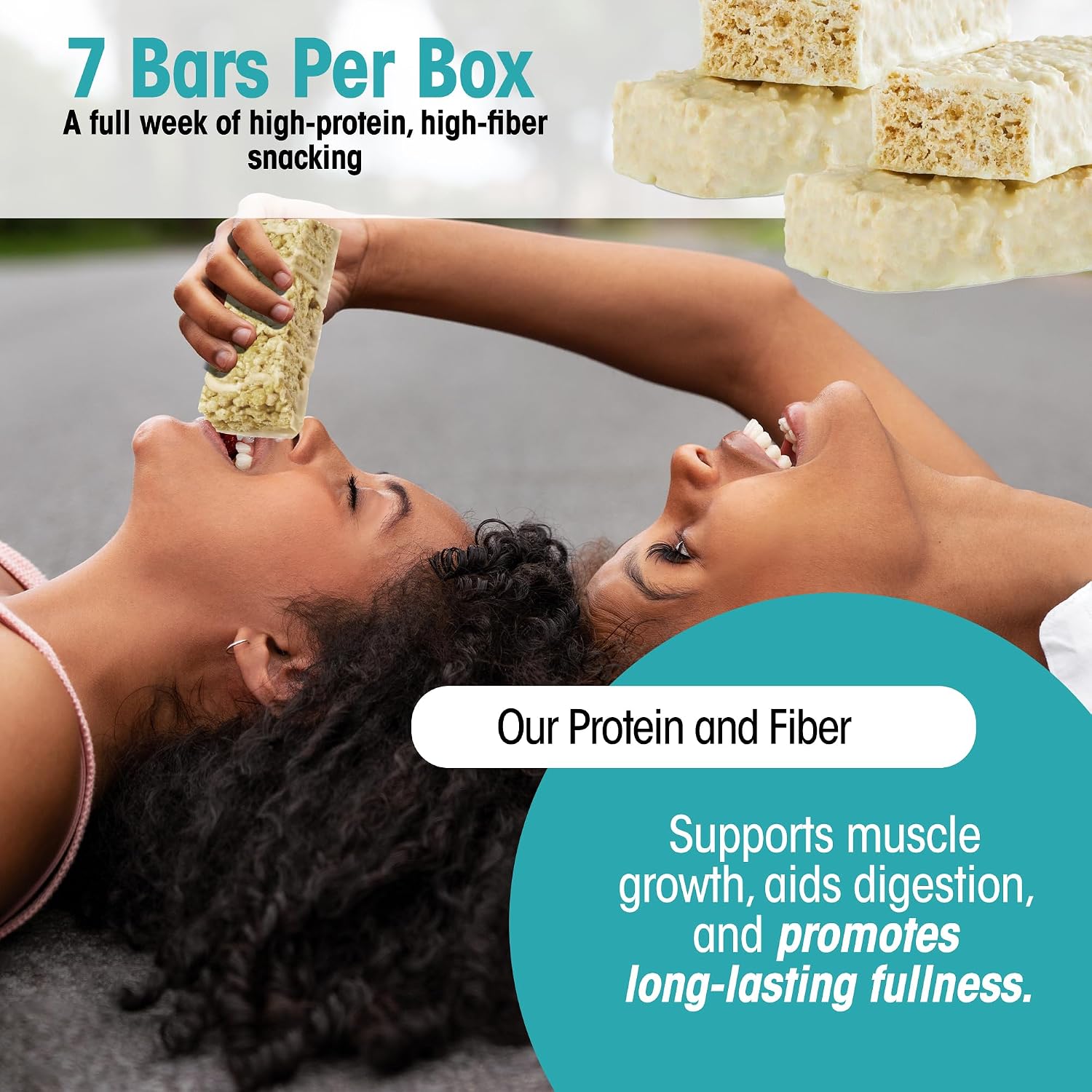 Wonderslim High Fiber Protein Bars, Low Calorie Snack – Fluffy Nutter, 7ct | 15g Protein, 7g Fiber – Gluten-Free, Low Sugar, Protein Snack Bars for Hunger & Craving Control, Weight Management Support