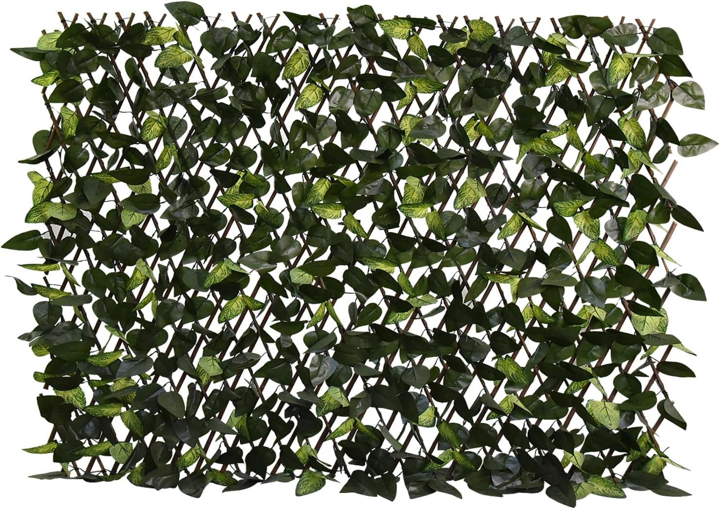 Expandable Fence Privacy Screen for Balcony Patio Outdoor,Decorative Faux Ivy Fencing Panel,Artificial Hedges (Single Sided Leaves)……