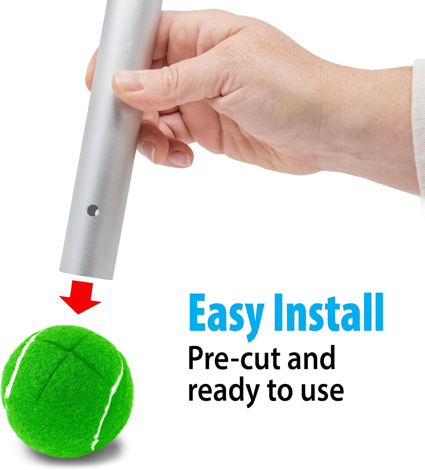 Top Glides Precut Walker Tennis Ball Glides
