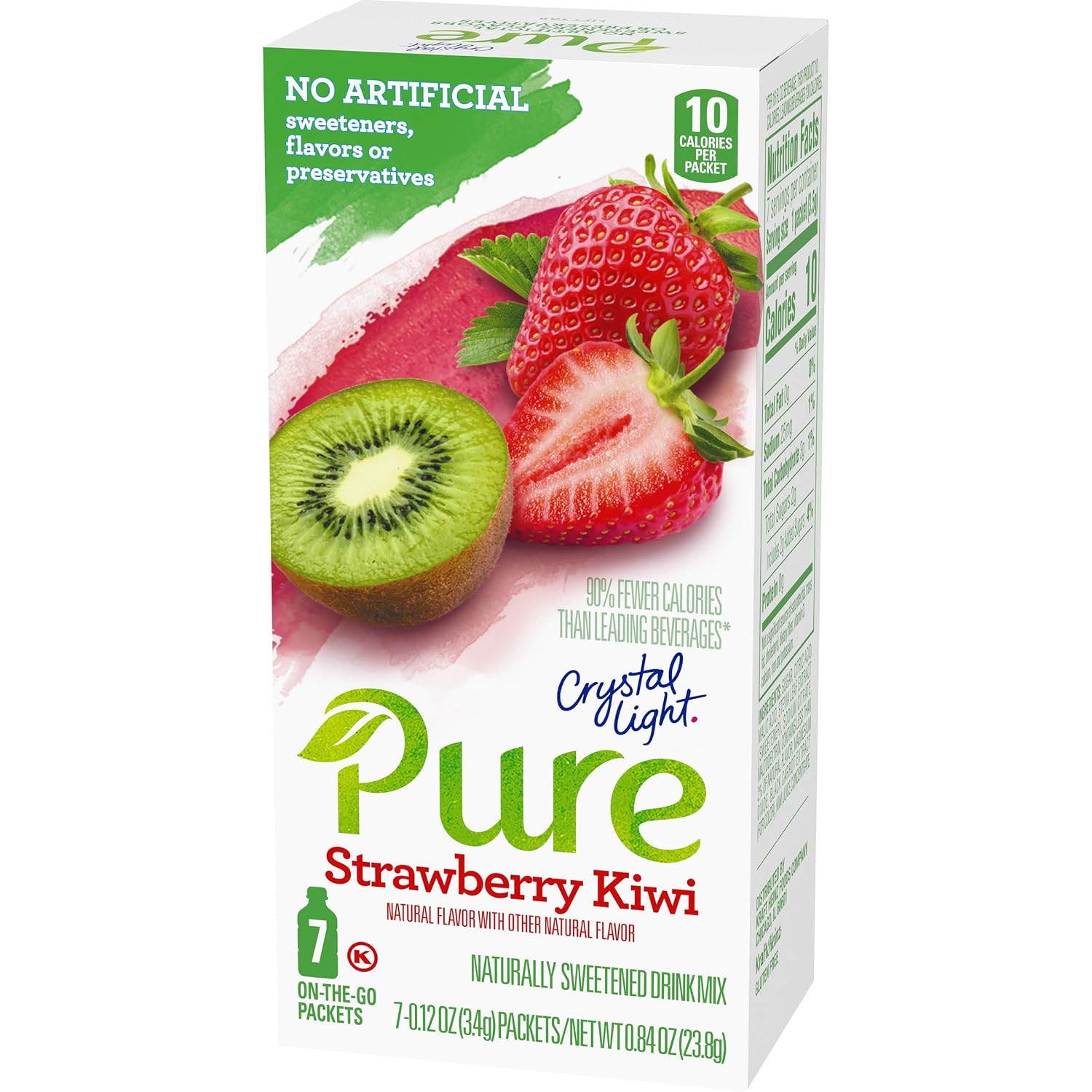 Crystal Light Powdered Drink Mix, 120 On-the-Go Pkts, Wild Strawberry
