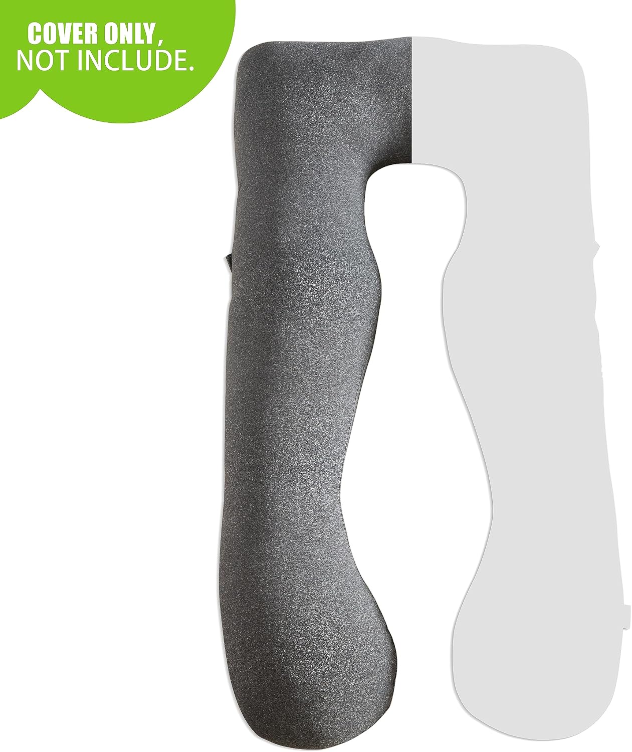 COSMOPLUS 𝐏𝐫𝐞𝐠𝐧𝐚𝐧𝐜𝐲 𝐏𝐢𝐥𝐥𝐨𝐰 𝐂𝐨𝐯𝐞𝐫 U Shaped Full Body Pillow Case 𝐂𝐨𝐯𝐞𝐫 for