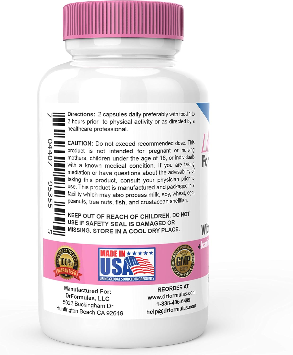 DrFormulas Libido Support for Women with Horny Goat Weed Extract with Maca, Epimedium and Icariin, (Formerly Lubedia), 60 Count