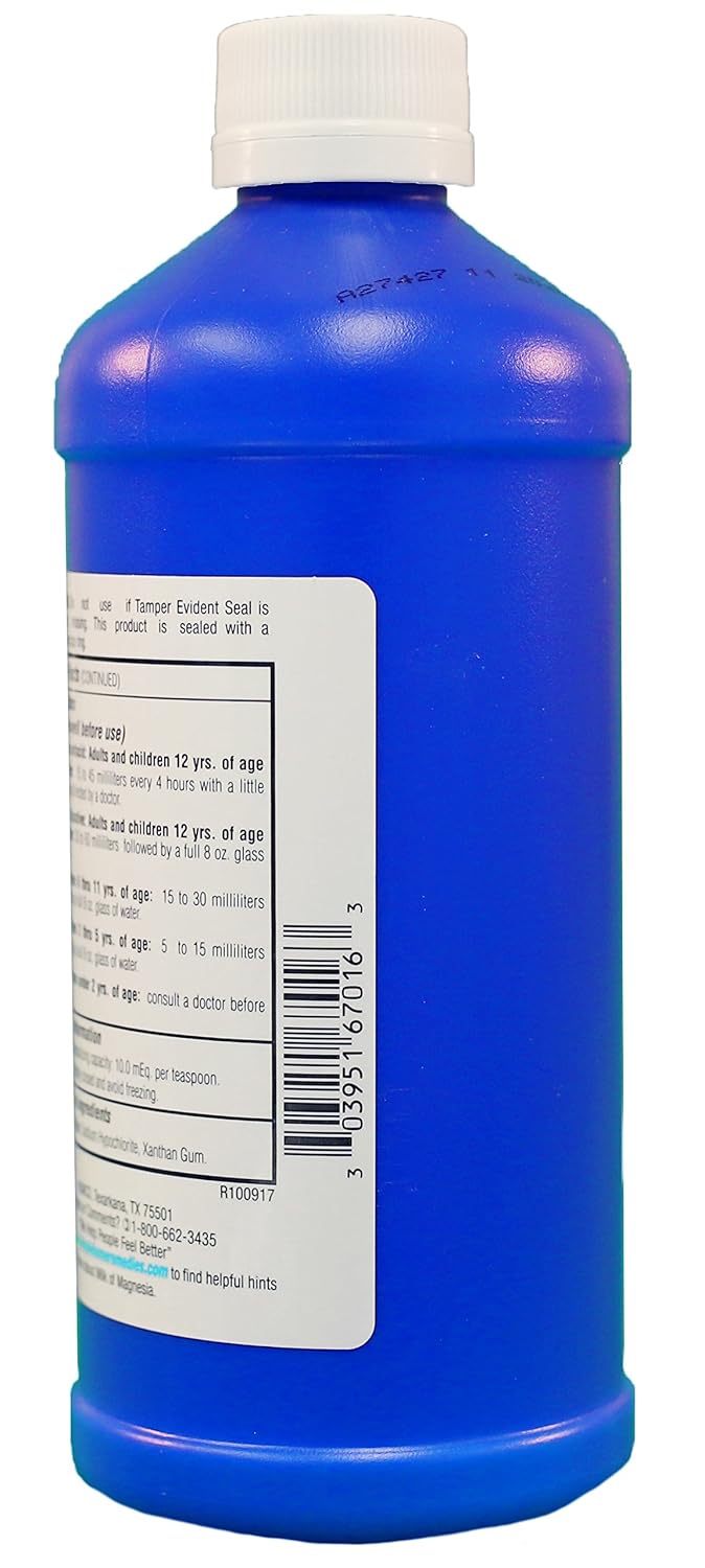 167216001 Milk of Magnesia, USP, 16oz