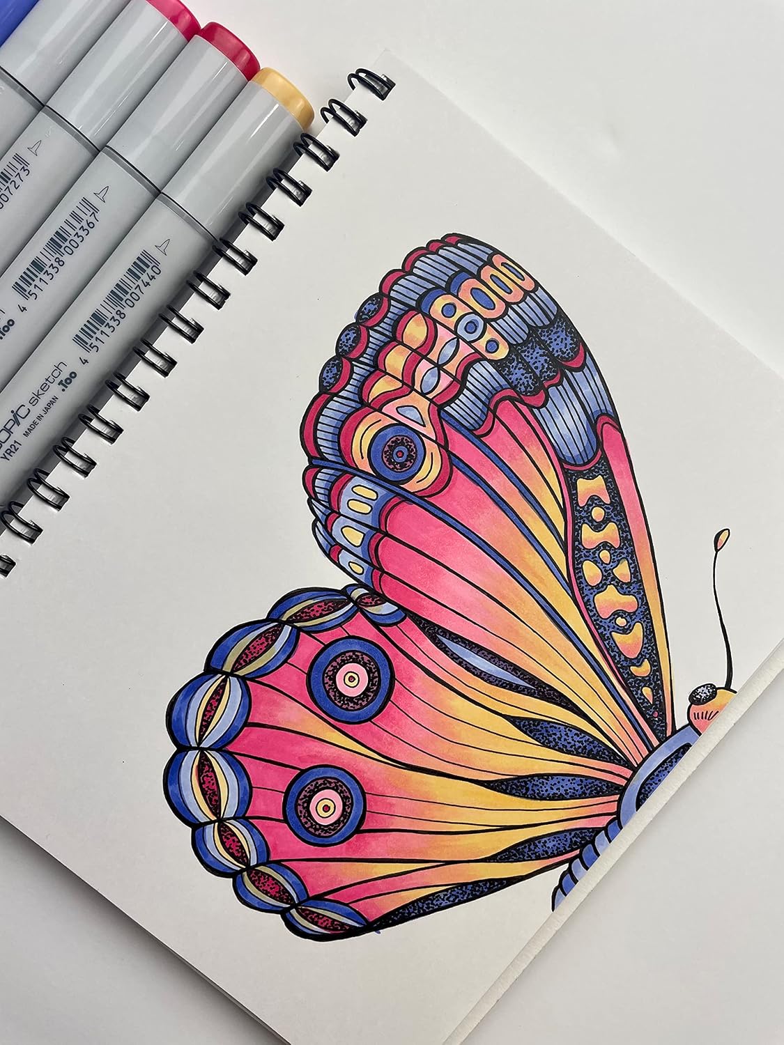 Copic Sketch, Ultra-blendable Alcohol Markers, 72pc Set B