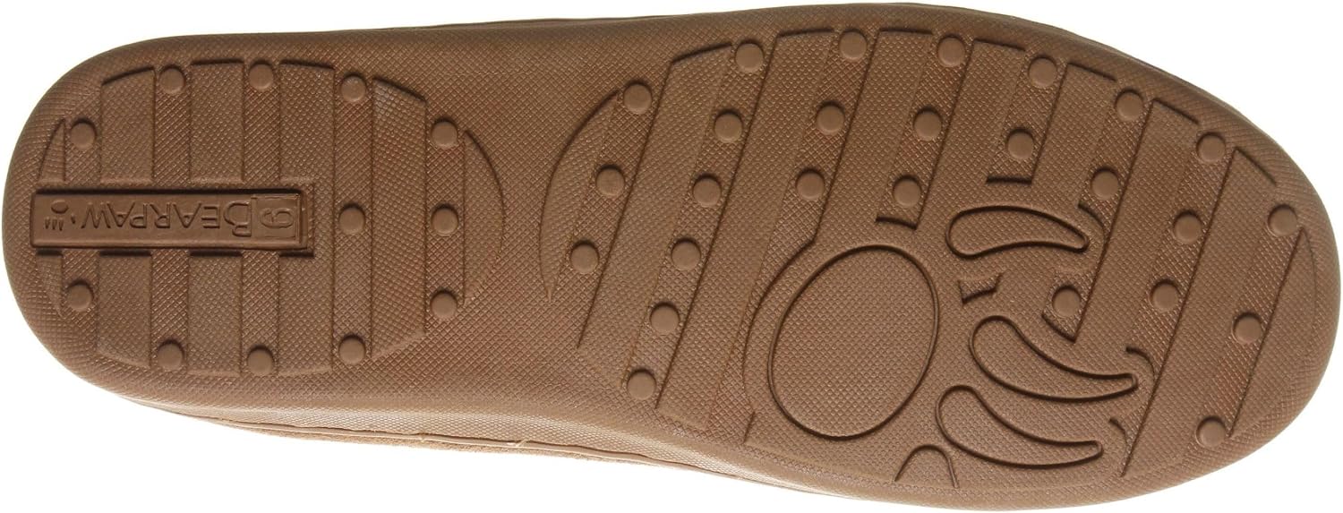 BEARPAW Moc II 2 - Men's Sheepskin Slipper - 1295M | Comfortable & Lightweight Men's Shoe, Medium Fit, Multiple Colors