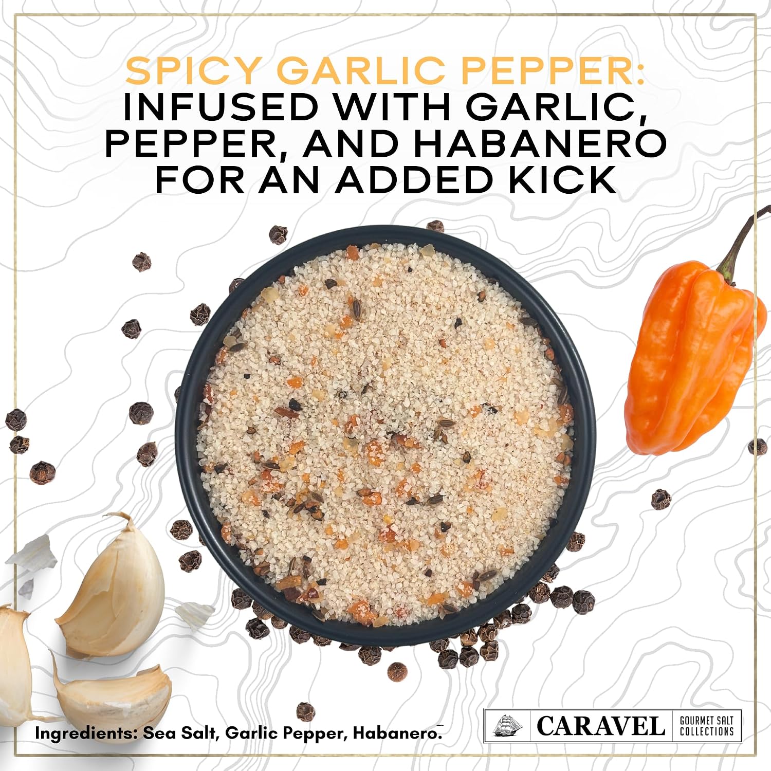 Caravel Gourmet Smoked Sea Salt Sampler, 6-Flavor Grilling Salts, 0.5 oz | Grilling & cooking salts bundle, finishing salt & spice variety pack gift for special occasions