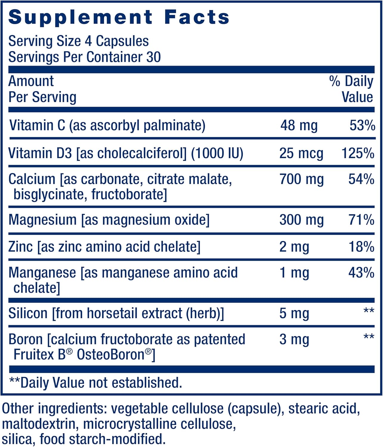 Life Extension Bone Restore Calcium Supplement, Vitamin D3, Magnesium, Boron, zinc, Manganese, Silicon, Helps Maintain Healthy Bone Density