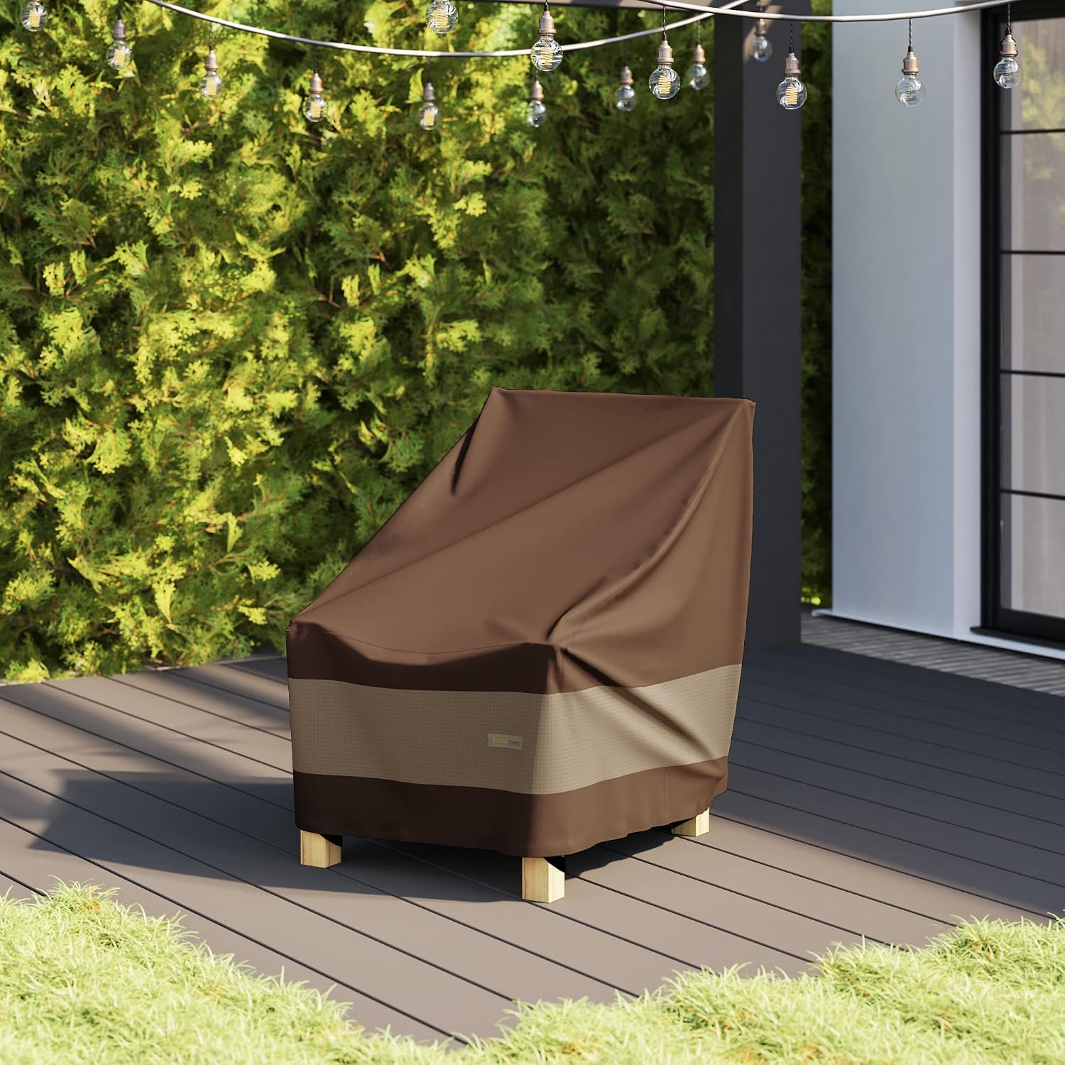 DUCKCOVERS Ultimate Waterproof 36 Inch Patio Chair Cover, Outdoor Chair Covers