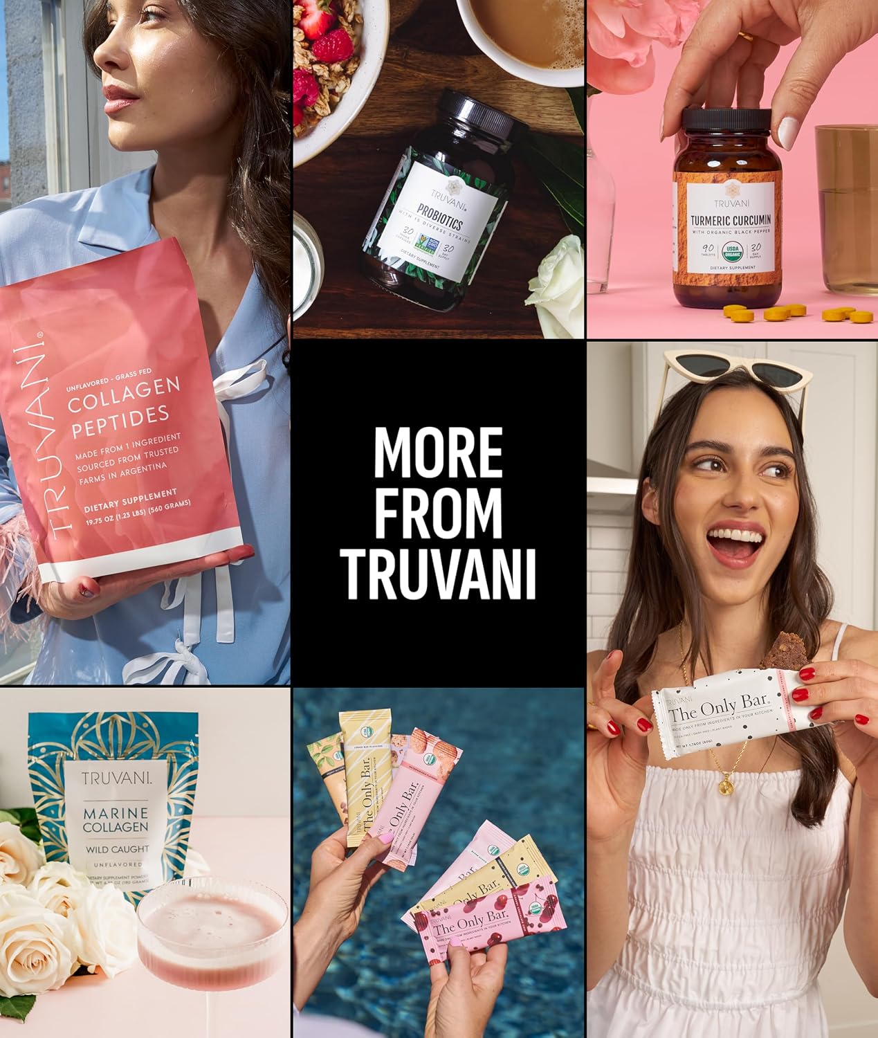 Truvani Organic Plant Based Protein Powder | Chocolate Peanut Butter