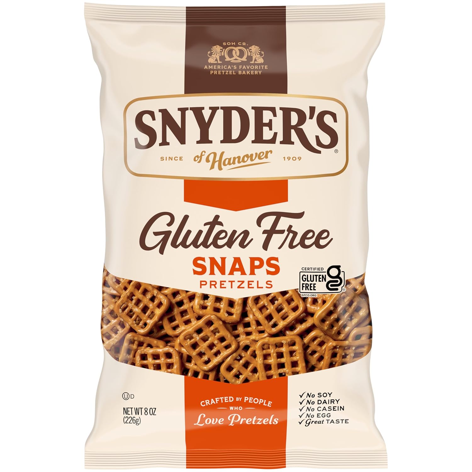 Snyder's of Hanover Gluten Free Mini Pretzels, 8 Oz 1 bag