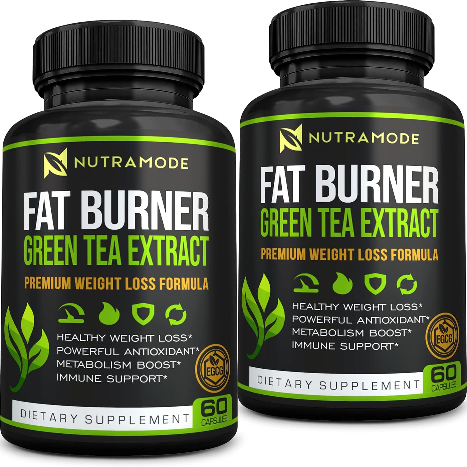Premium Green Tea Extract Fat Burner Supplement with EGCG-Natural Appetite Suppressant-Healthy Weight Loss Diet Pills that Work Fast for Women and