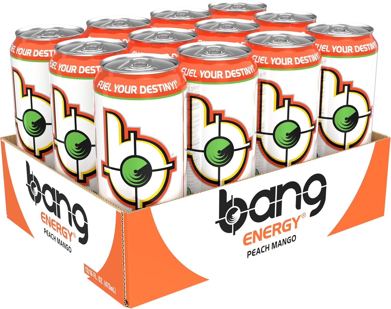 Bang Energy Blue Razz, Sugar-Free Energy Drink, 16-Ounce | Pack of 12