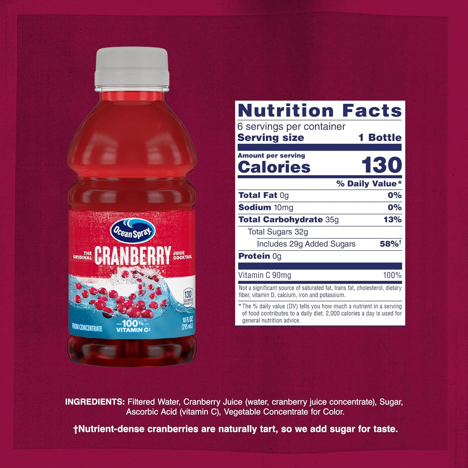 Ocean Spray® Cran-Raspberry® Cranberry Raspberry Juice Drink, 101.4 Fl Oz Bottle