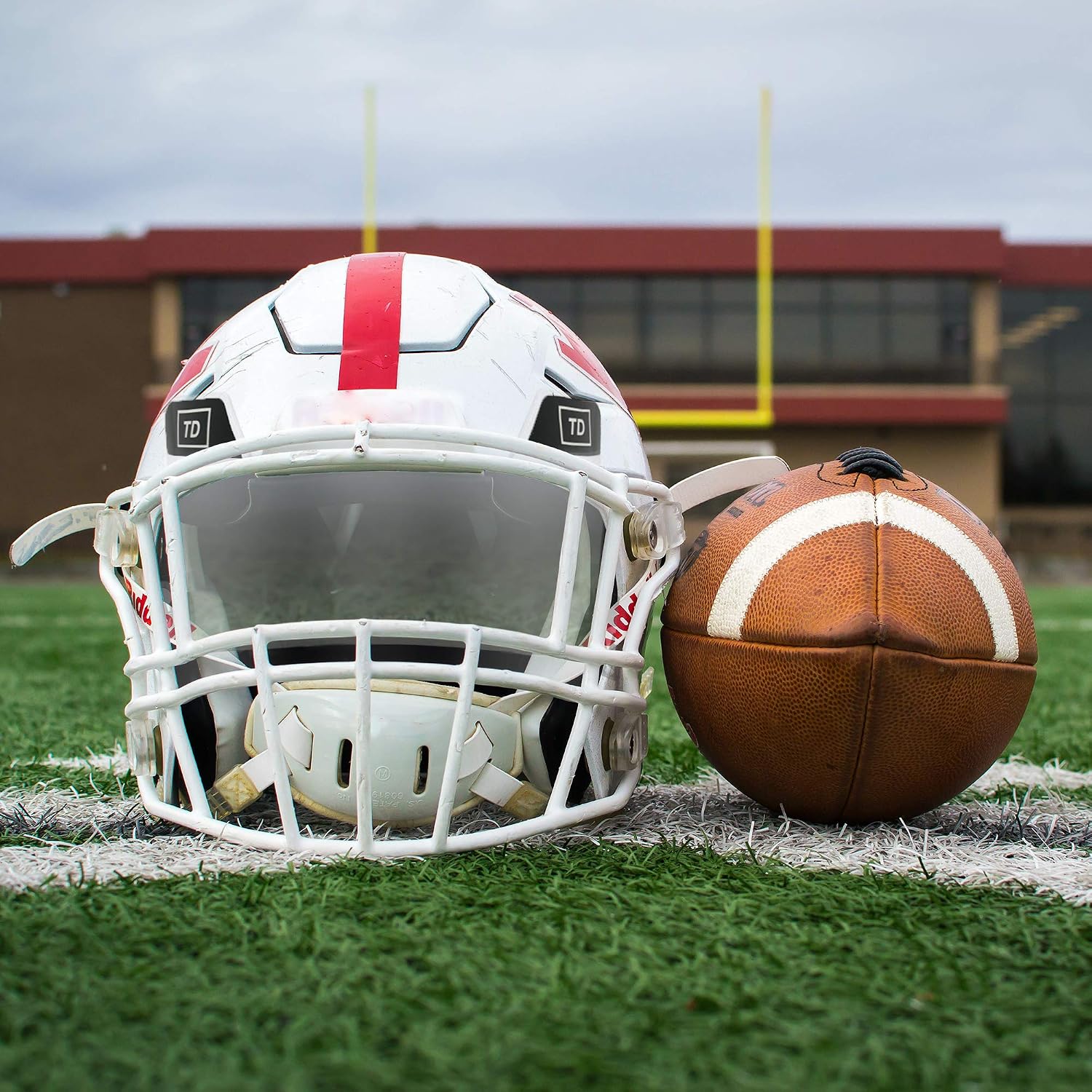 TD Sports Football Visor | Fits Kids, Youth, and Adult Helmets | Eye Protection for Helmet and Facemask