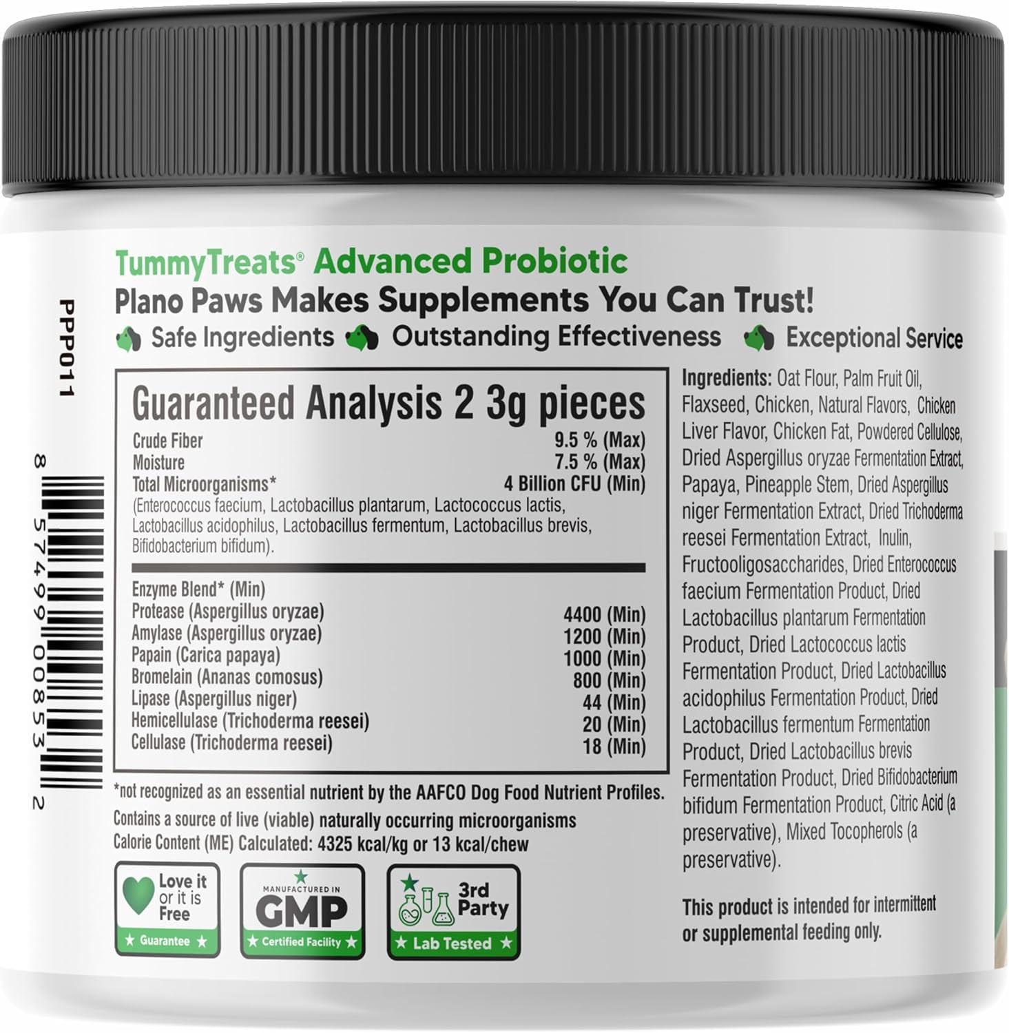Probiotics for Dogs Digestive Health - Dog Probiotics and Digestive Enzymes - Allergy Relief for Dogs - Probiotic for Dogs Gut Health - Puppy Probiotic Tummy Treats - 120 Dog Probiotic Chews | Gut Health, Allergy and Immune, 4B CFU, 5 Strains, Chicken Fl…