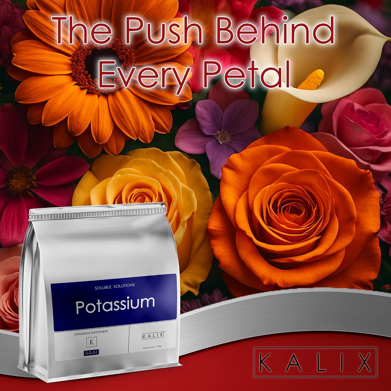 KALIX Potassium 0-0-51 Soluble Fertilizer | High Potash Plant Food for Bloom Phase, Potassium Sulfate for Plants, Hydroponics & Gardening