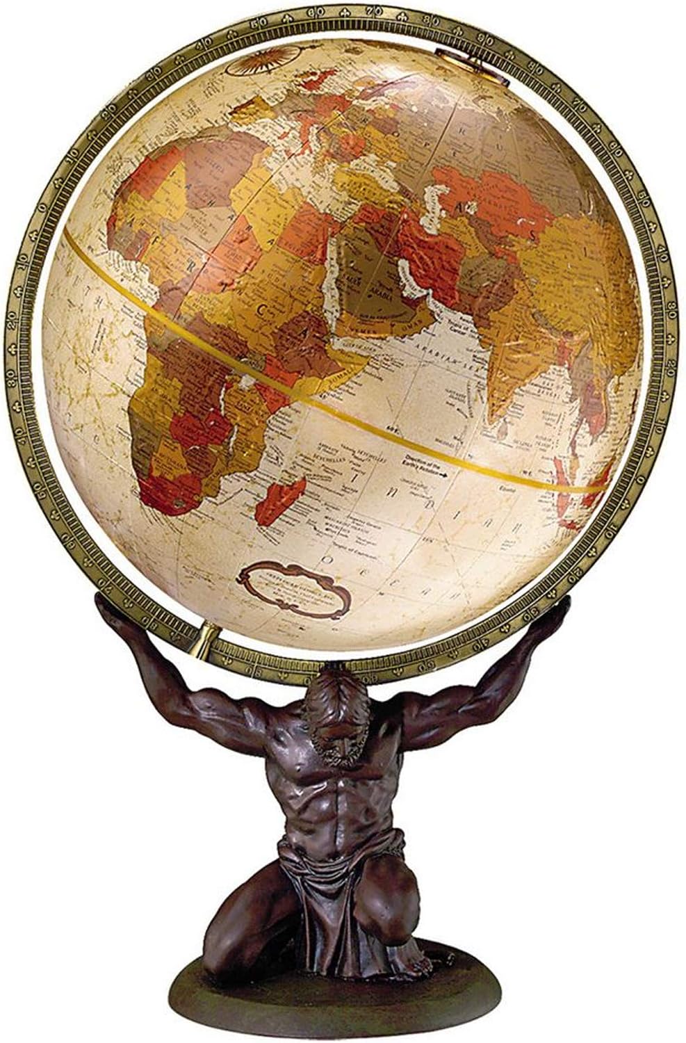 Replogle Globes Atlas Globe, 12-Inch, Bronze Metallic