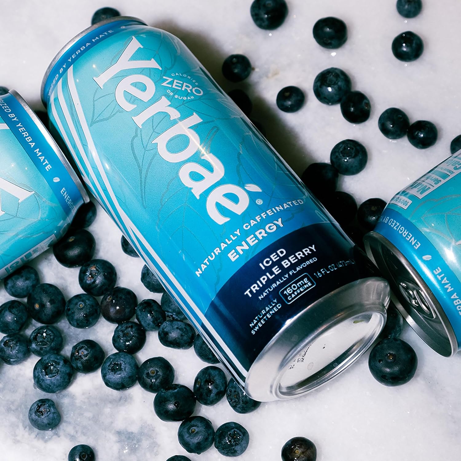 Yerbaé Energy Seltzer - Variety Performance Pack. No Sugar/Calories/Carbs. Energized by Yerba Mate Naturally Caffeinated Plant-Based, Healthy Alternative to Coffee/Sugary Sodas, Pack of 12, 12oz cans