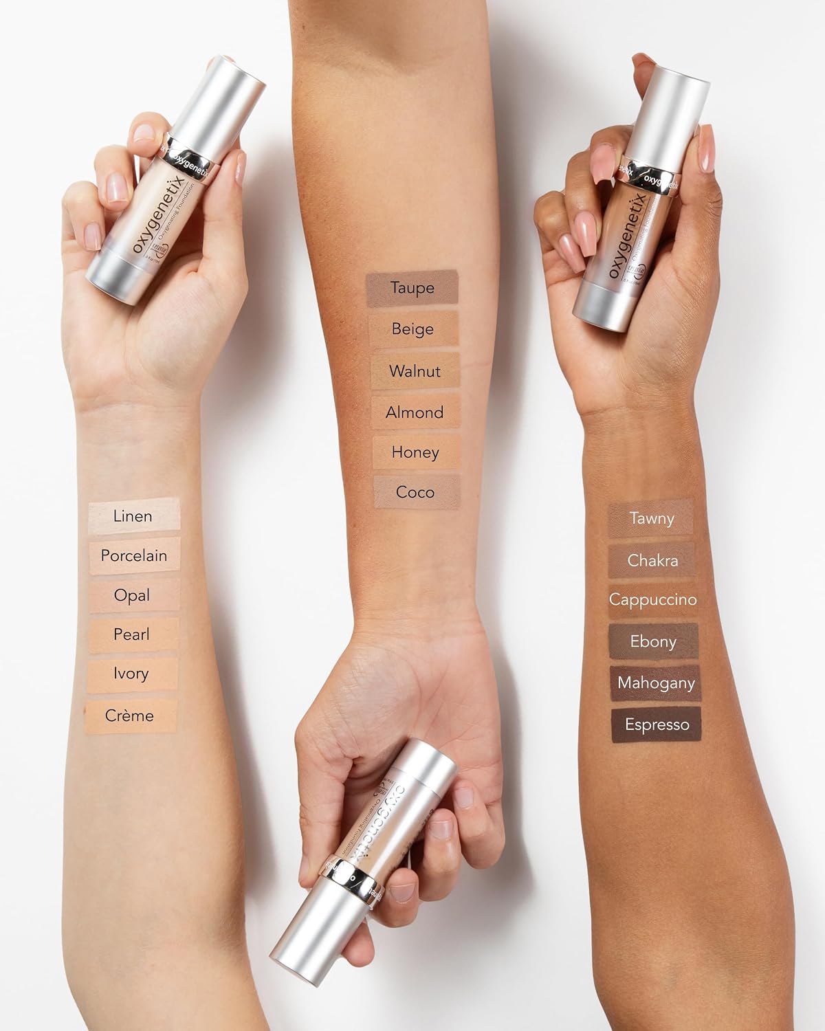 Oxygenetix Oxygenating Foundation – Pearl | Breathable Makeup, Buildable Coverage with Weightless Feel, Longwear Foundation, Safe for Sensitive or Laser-Treated Skin