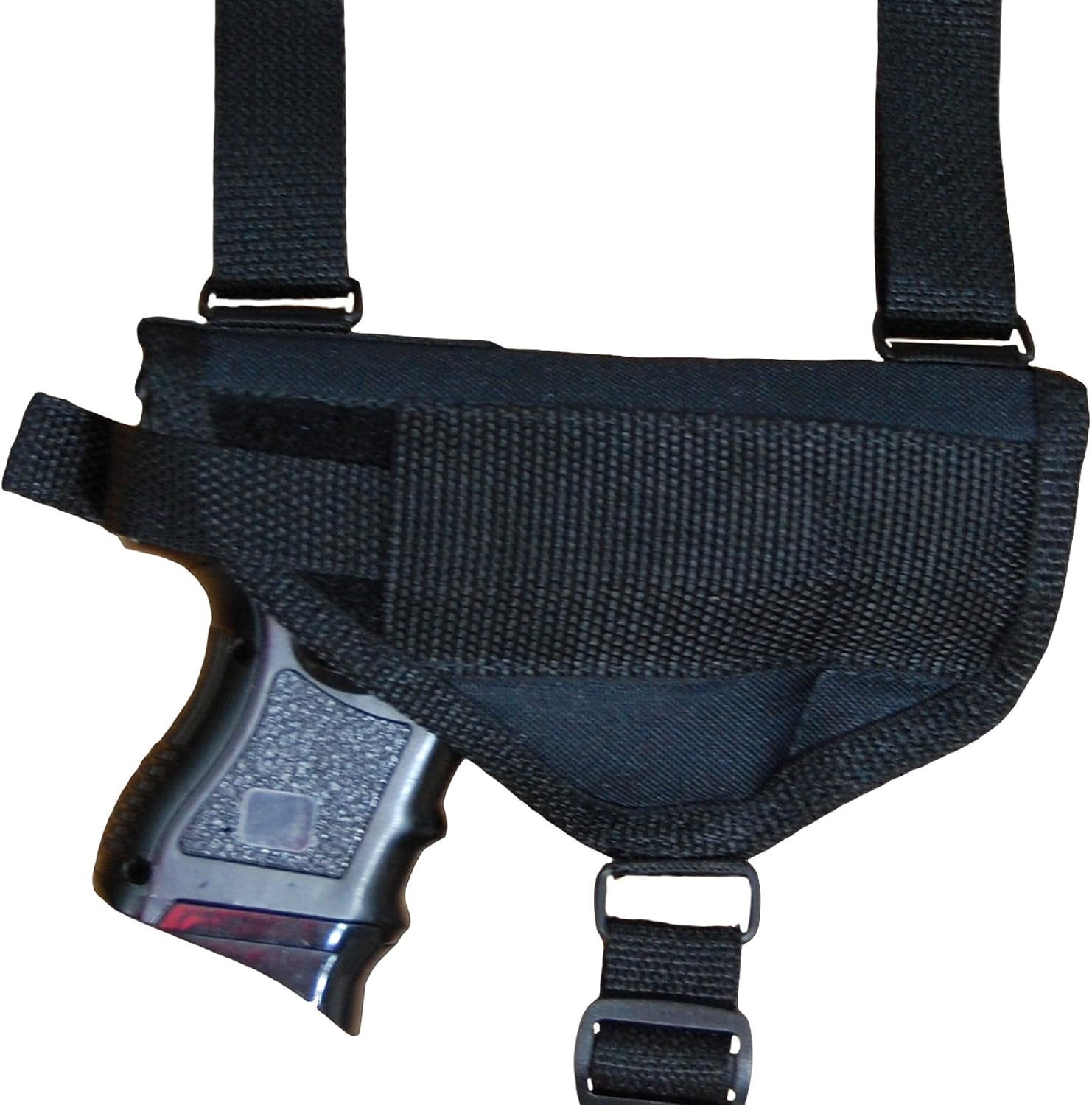 Barsony New Concealment Shoulder Holster w/Double Mag Pouch Compact 9mm 40 45