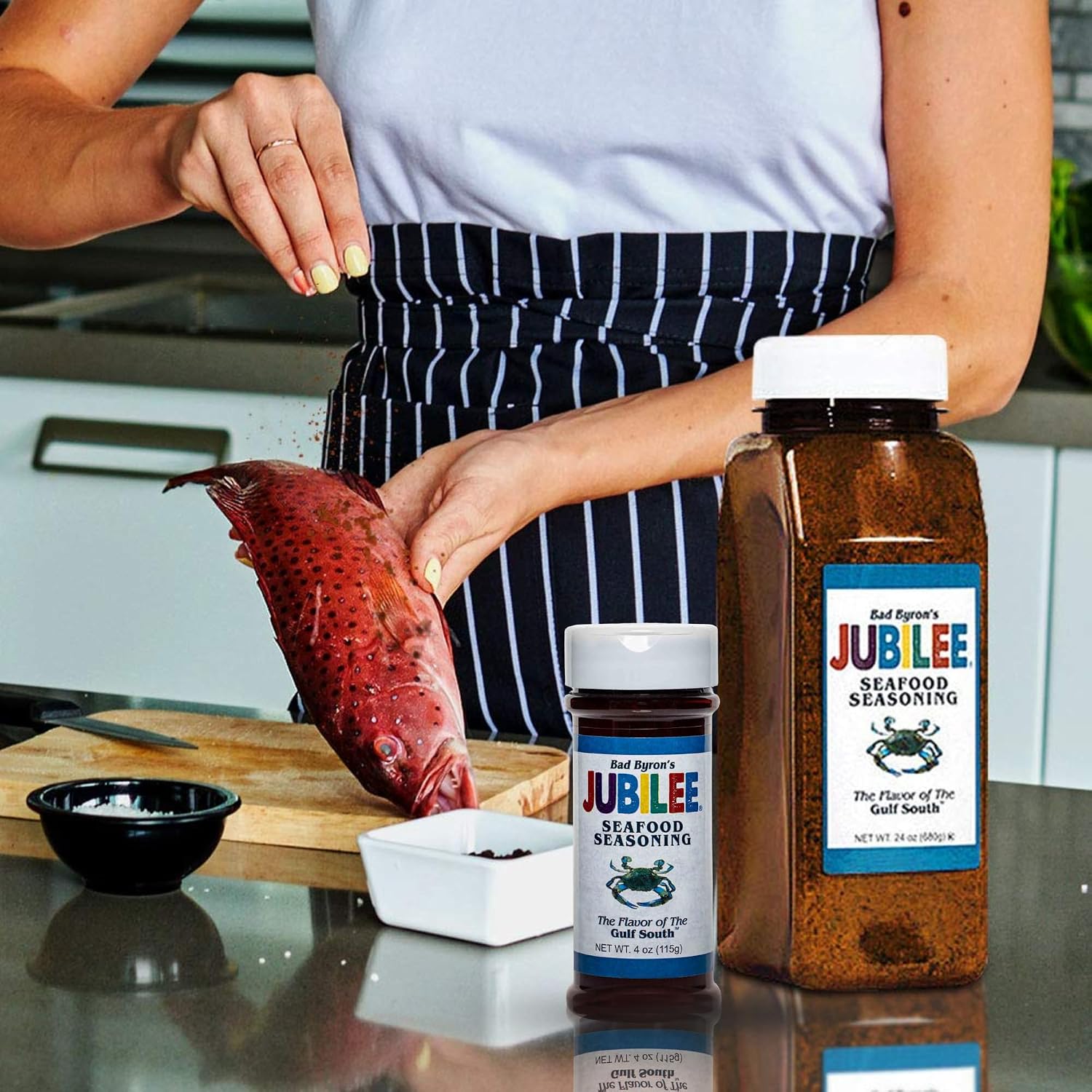 Bad Byron’s Jubilee® Seafood Seasoning – 24 oz | Bold Gulf Coast Flavor | Perfect for Shrimp, Fish, Crab & More | All-Purpose Cajun-Style Blend