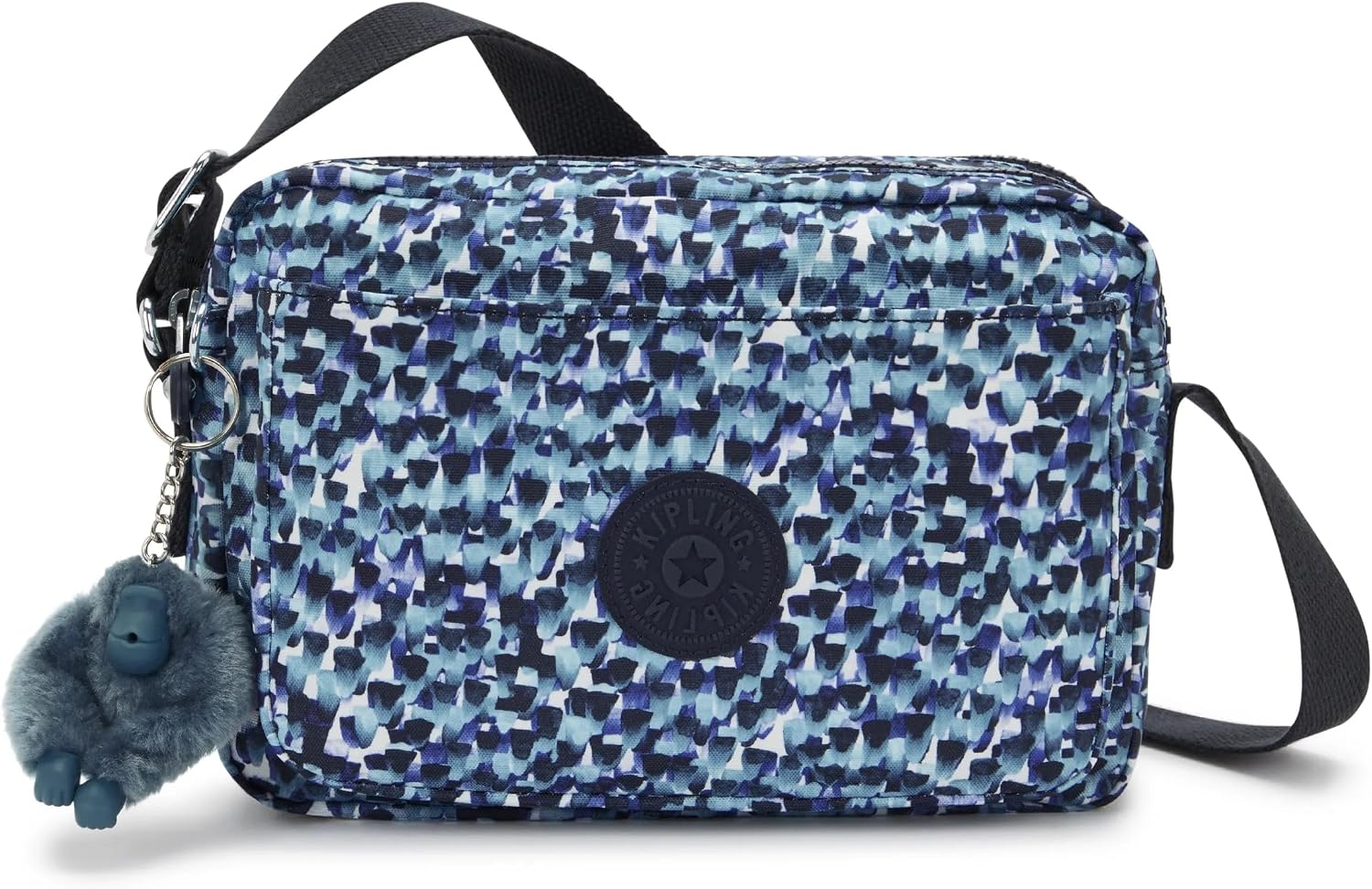 Kipling Women’s Abanu Medium Crossbody Bag, Lightweight, Adjustable Nylon Waist Pack with Multi-Compartment Zip Pockets