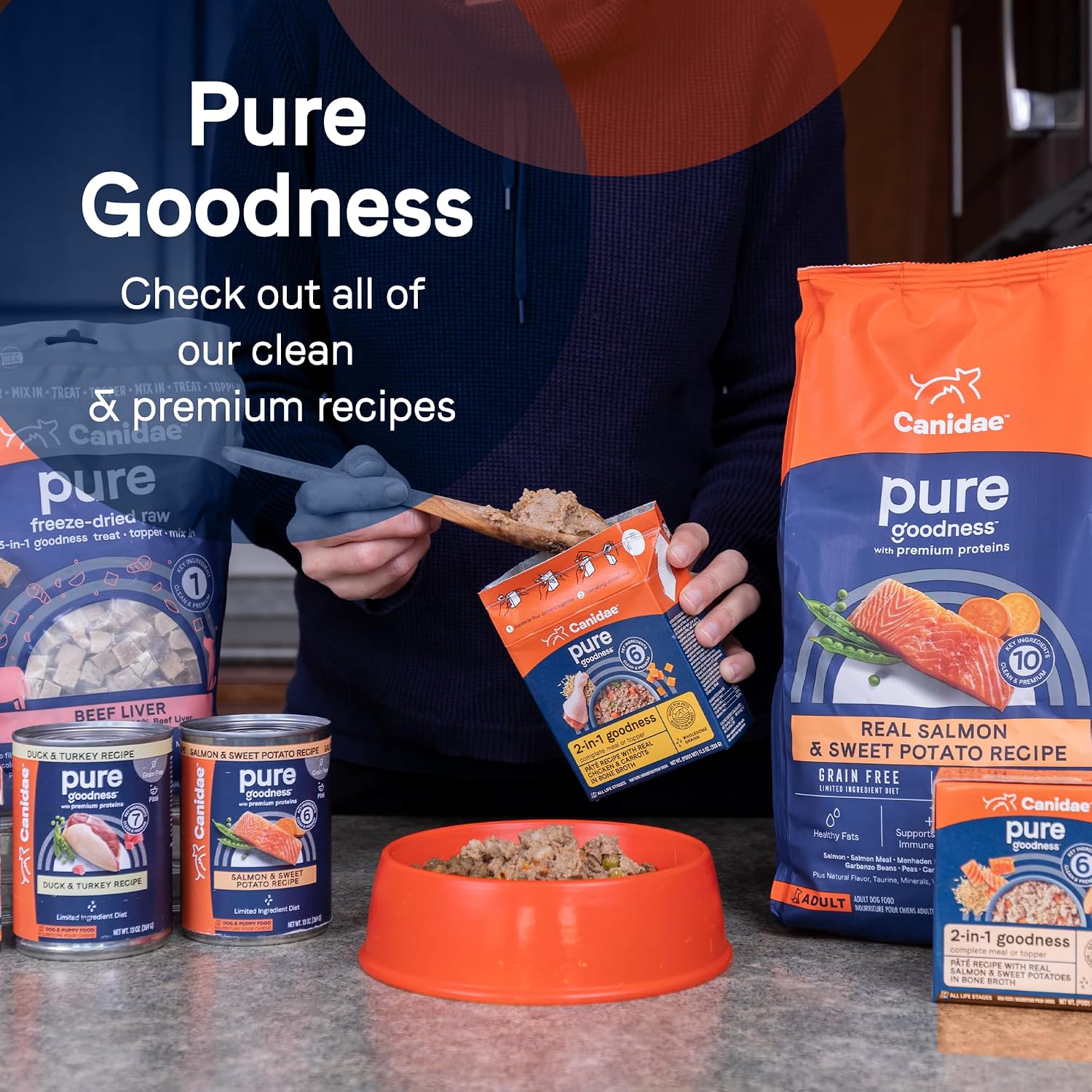 Canidae Pure Dog Treat Biscuits - Healthy & Nutrient Rich Dog Treats - Grain-Free Limited Ingredient Formula - Soy-Free - Crunchy Texture - Easy-Snap Design - 11 oz - Duck & Chickpea Recipe
