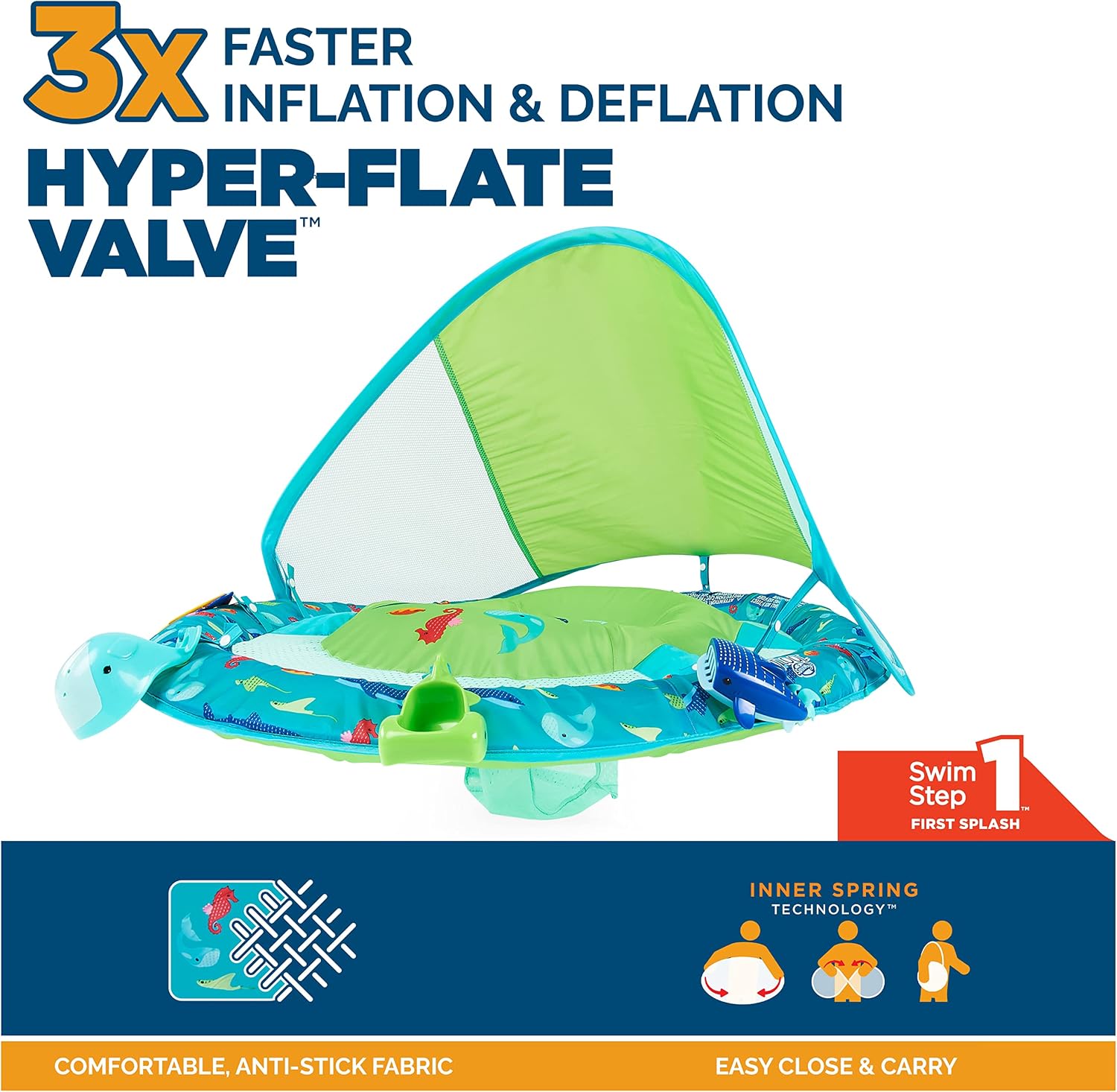 SwimWays Baby Spring Float Splash N Play