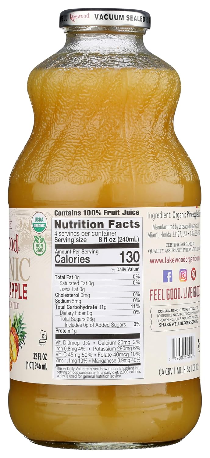 Lakewood Organic Black Cherry Concentrate Juice, 12.5 Ounce (Pack of 6)