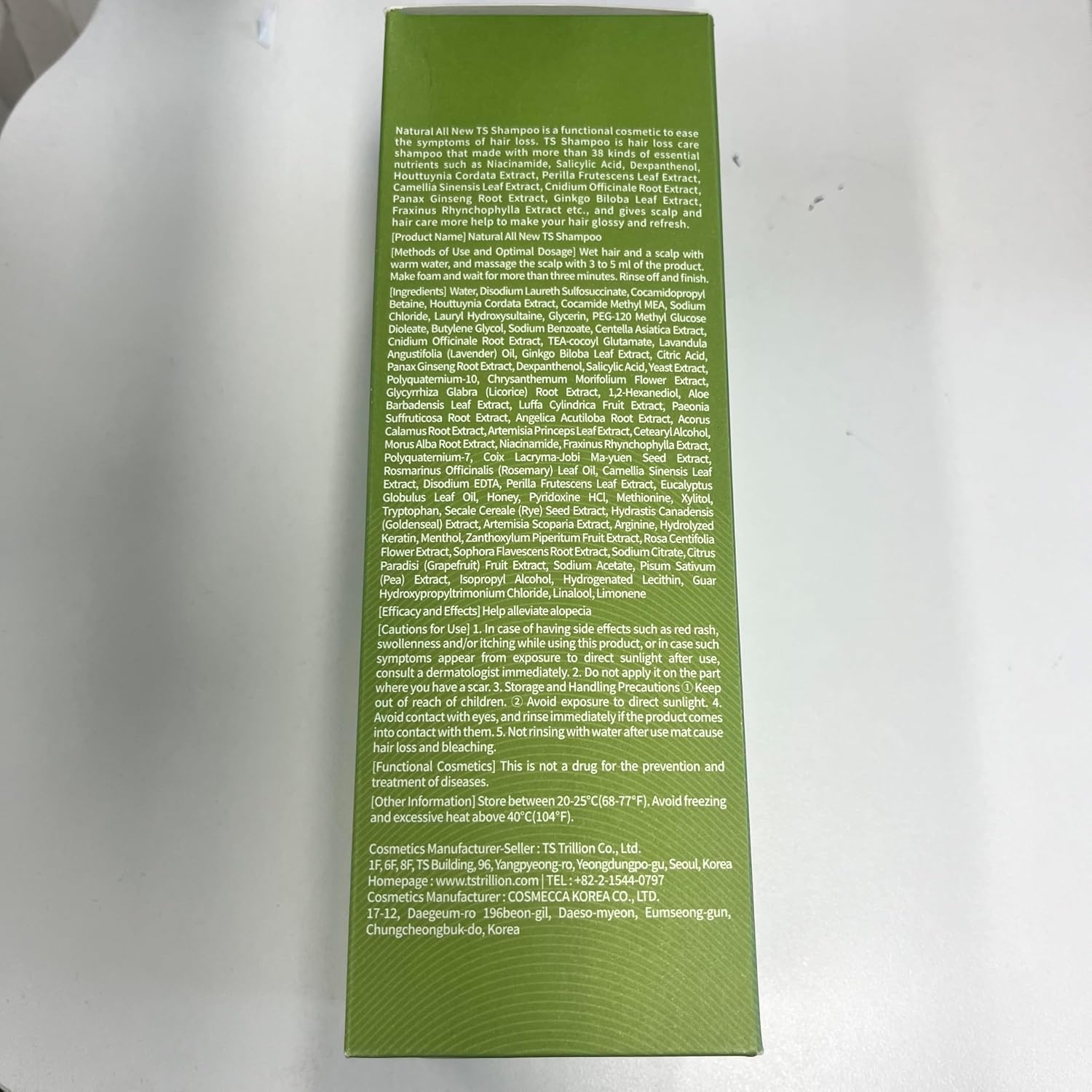 TS Natural All New TS Shampoo | Korean Shampoo for Sensitive Scalp | Hair & Scalp Care with Salicylic Acid and Natural Ingredients | Sulfate-Free