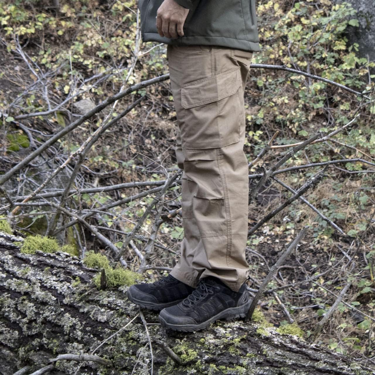 LA Police Gear LAPG Men's Urban Ops Tactical Pants | Gusseted Crotch, Ripstop, Water & Stain Resistant Work Pants for Men