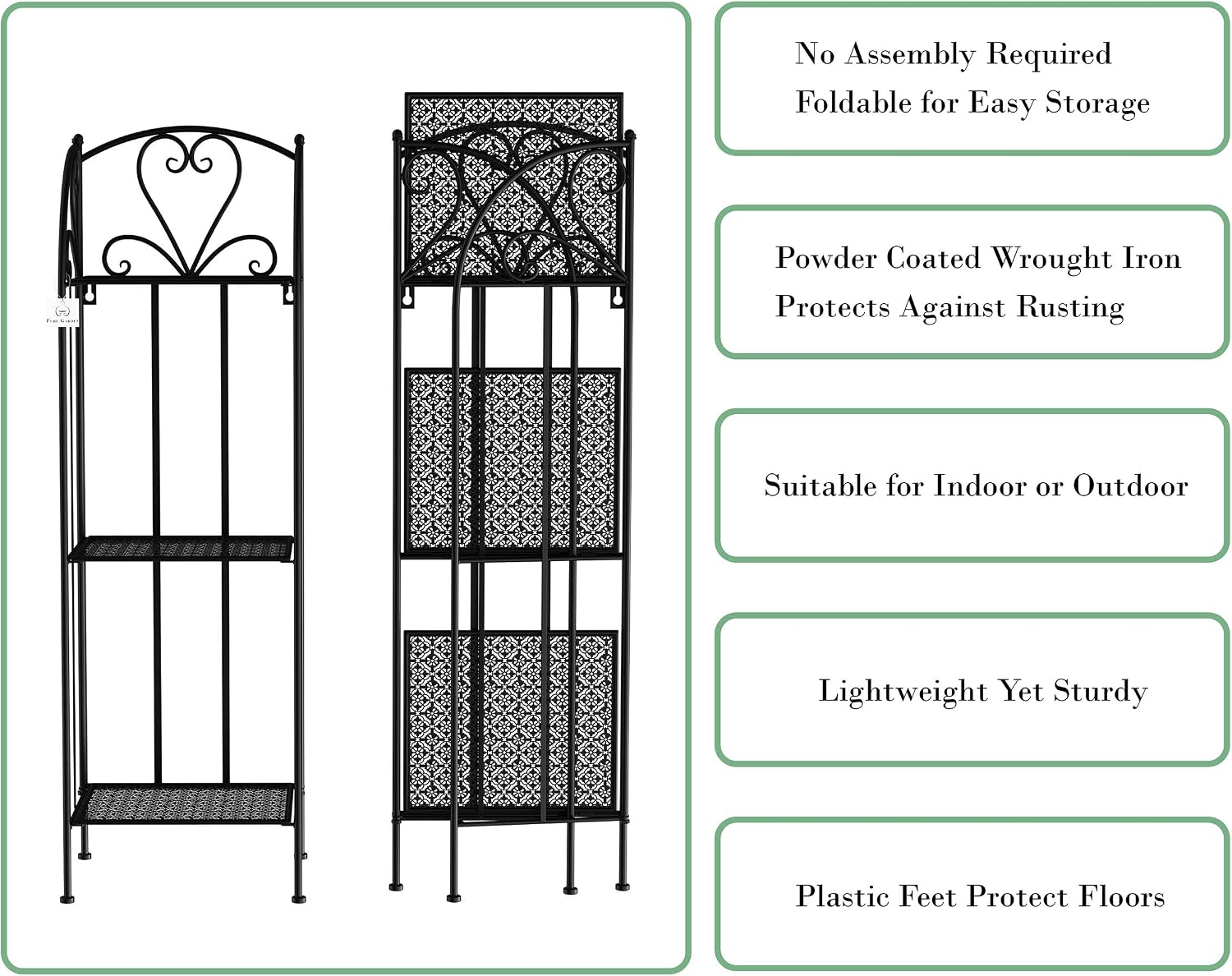 Pure Garden 3 Tier Indoor or Outdoor Plant Stand